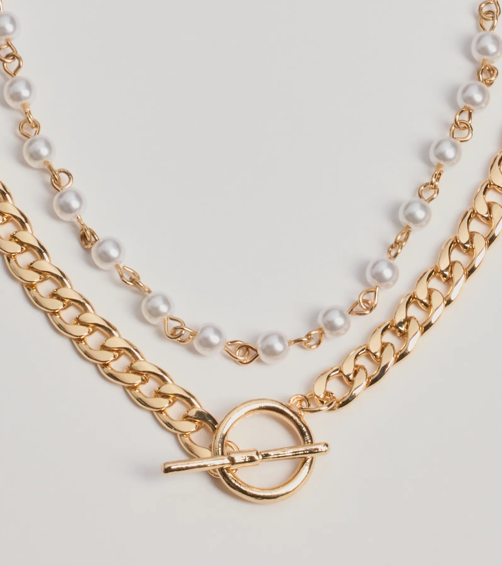 Windsor Sleek Glam Two-Pack Chain Necklace Set - view 2