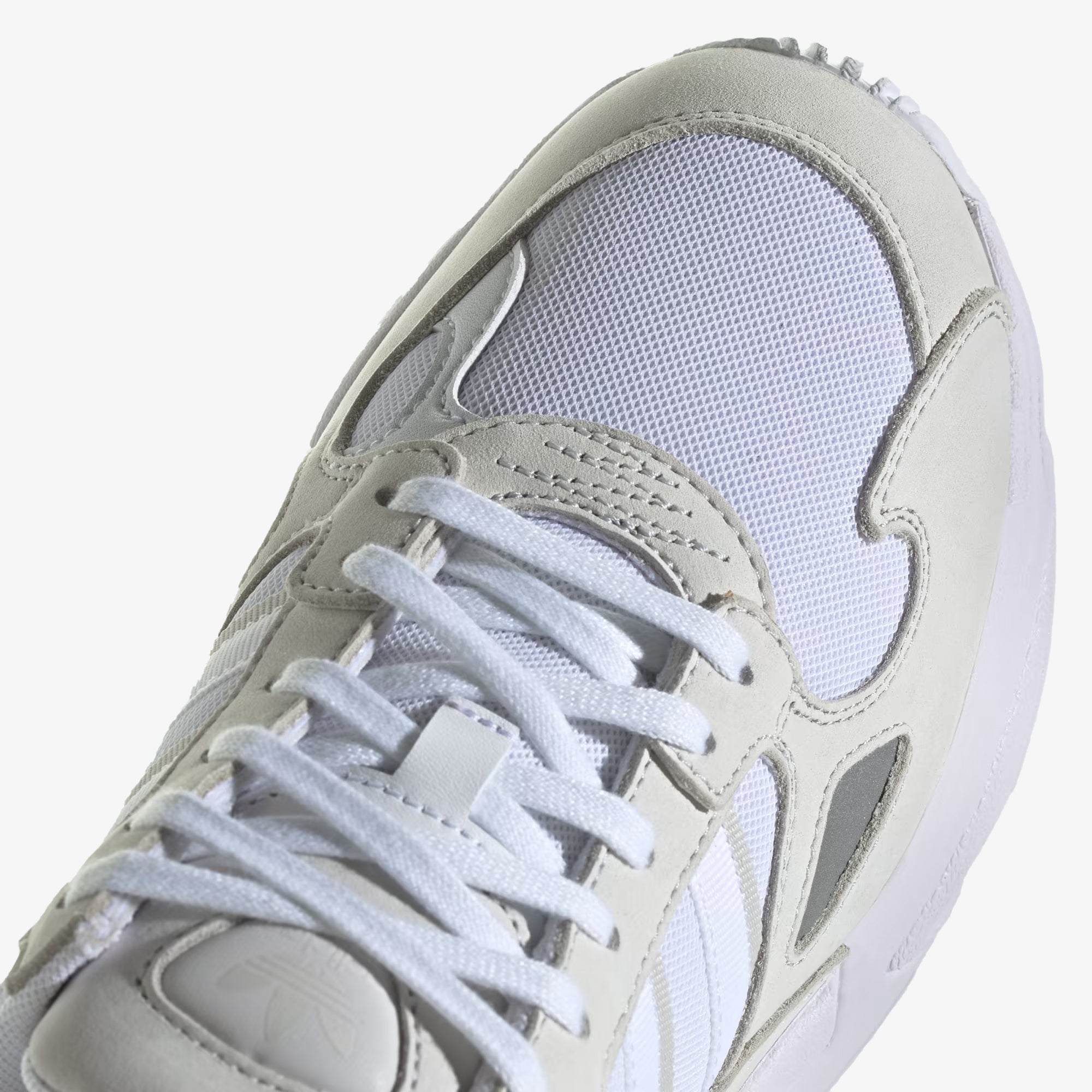 Adidas Originals | FALCON { CLOUD WHITE/CLOUD WHITE/GREY ONE - view 3