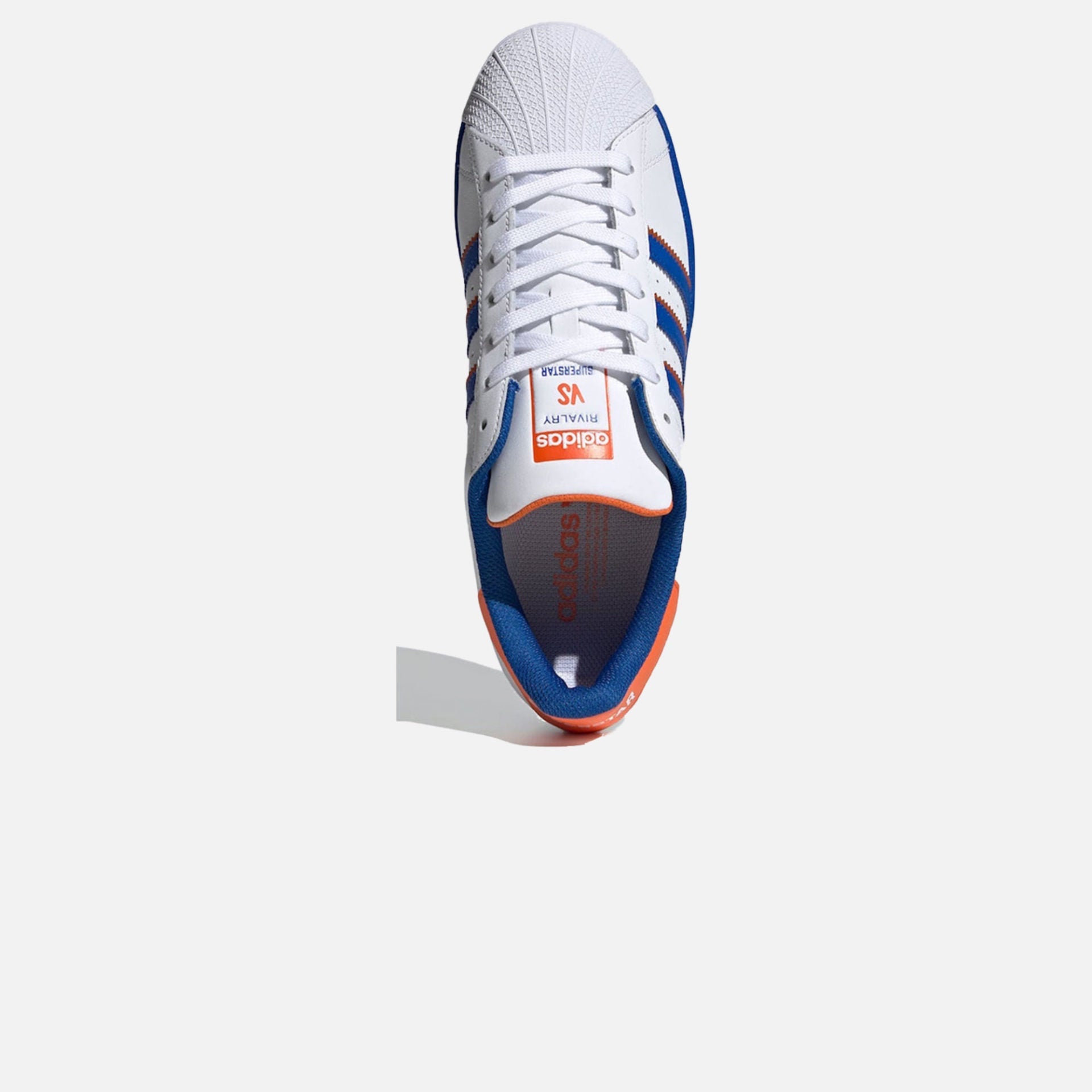 Adidas Originals | SUPERSTAR CLOUD WHITE / BLUE / ORANGE - view 2