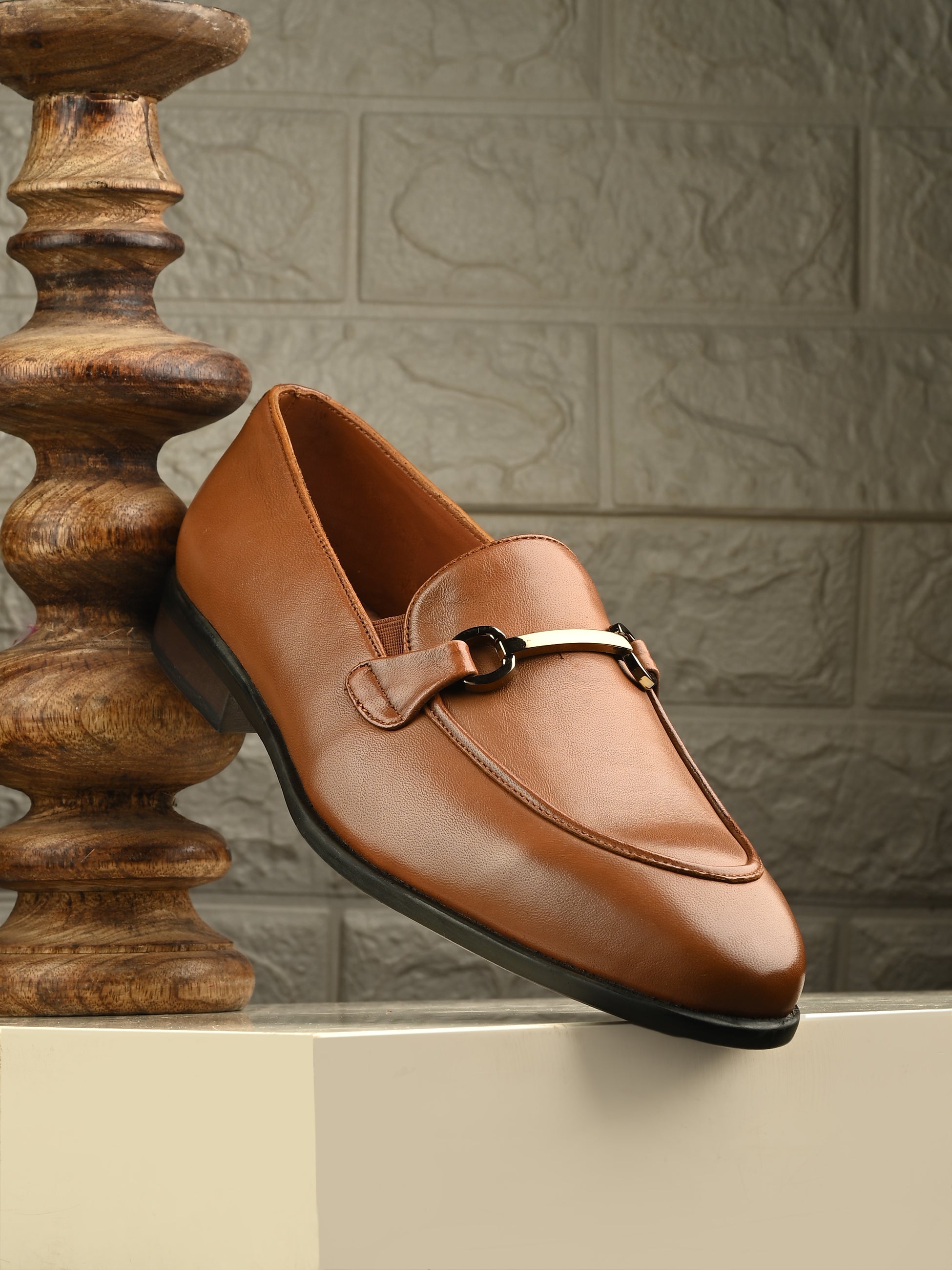 Rover Buckled Loafers by Aspeerio - view 2
