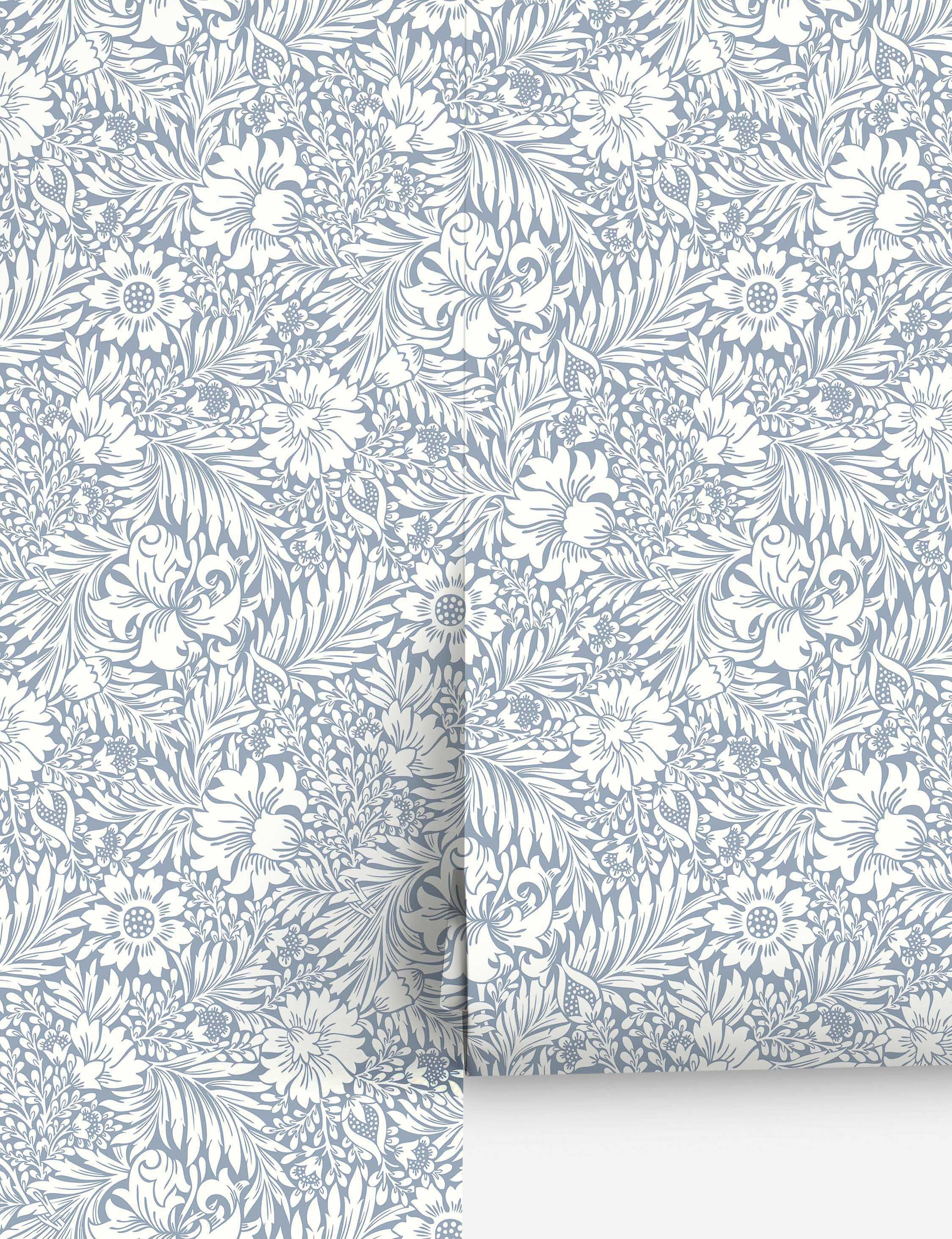 Lulu and Georgia Modern Acanthus Peel + Stick Wallpaper by Erin & Ben Co.