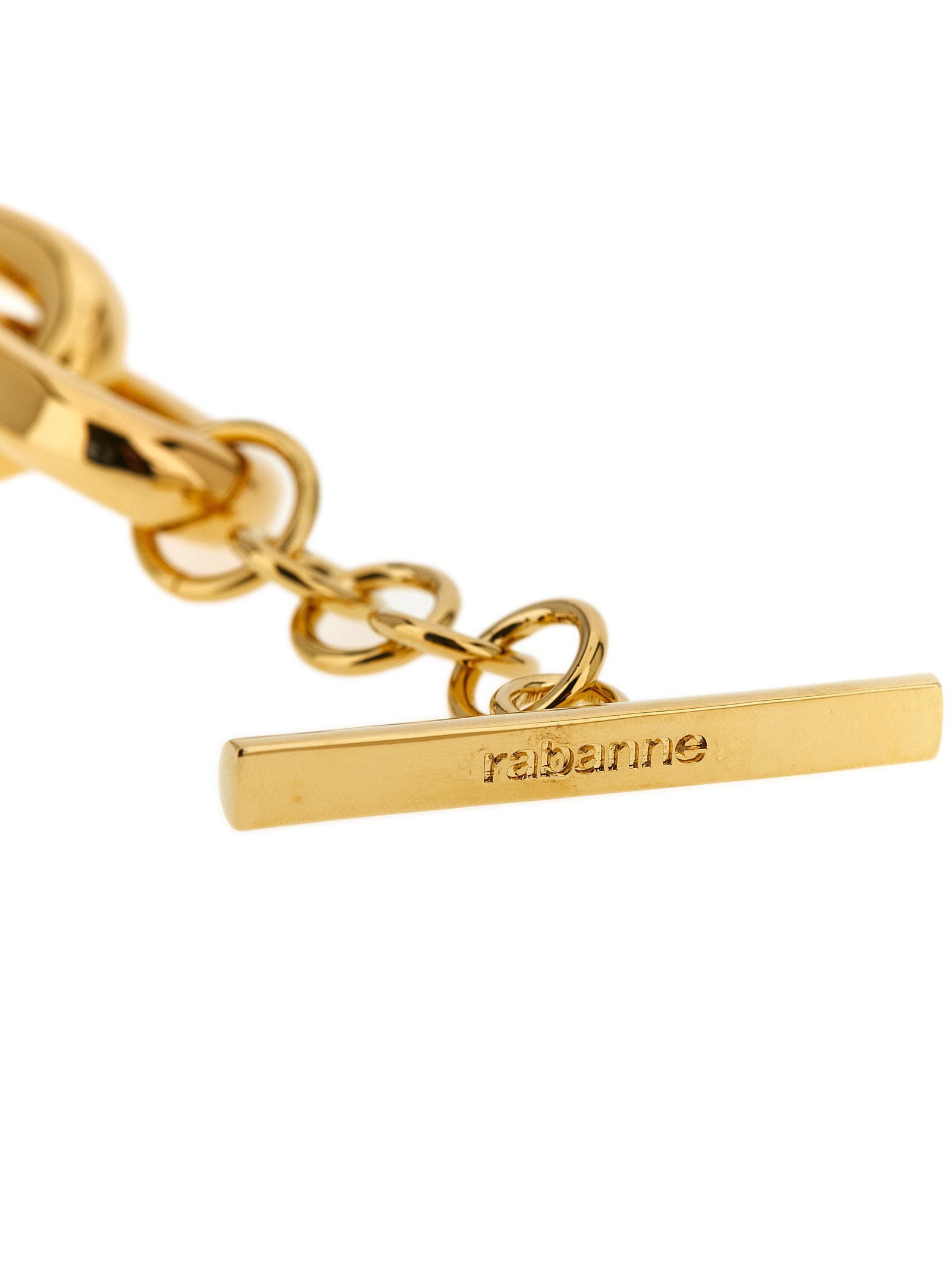 Paco Rabanne Xl Link Necklace – 50% brass, 50% glass - view 2
