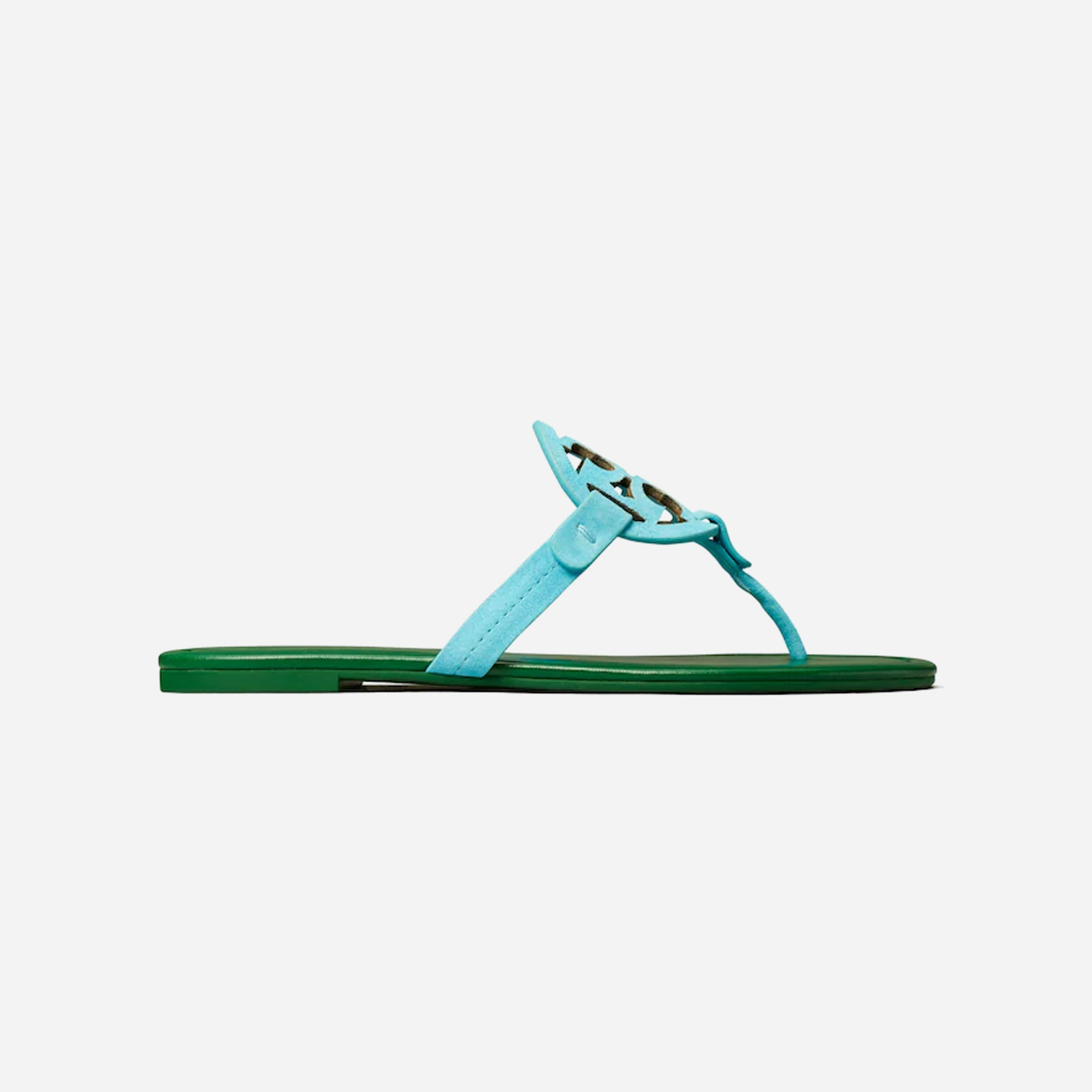 Tory Burch Miller Sandal Skylight/ Spring Forest - view 2