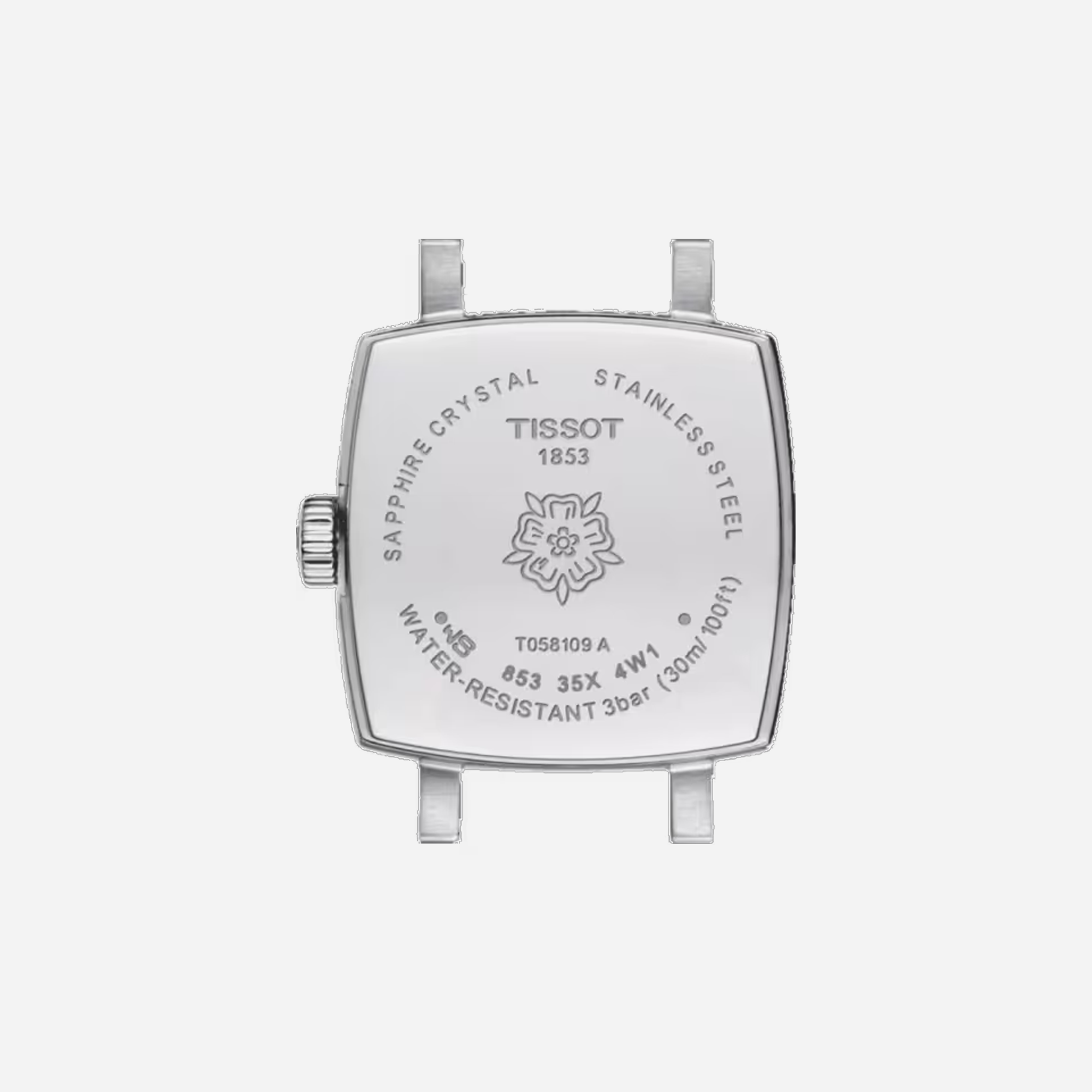 Tissot Lovely Square Silver Dial Stainless Steel Festive Kit 20mm - view 2