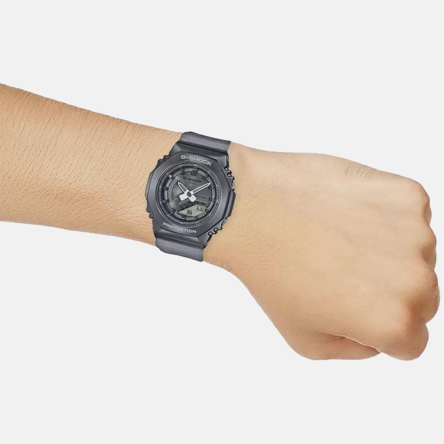 Casio G-Shock Women Quartz Black Dial Analog-Digital Resin Watch G1221 - view 3