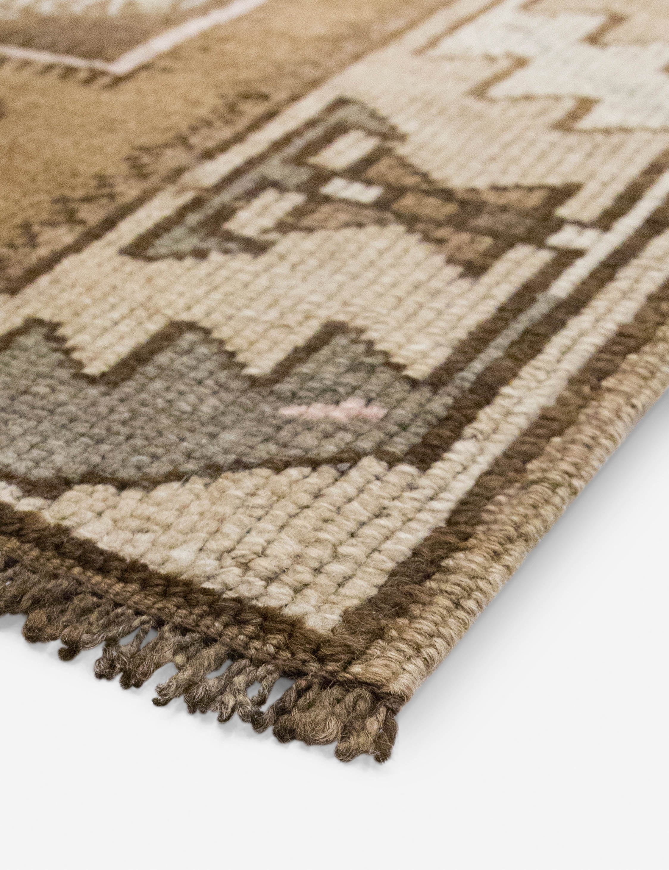 Lulu and Georgia Vintage Turkish Hand-Knotted Wool Runner Rug No. 303, 4'7" x 12'7" - view 2