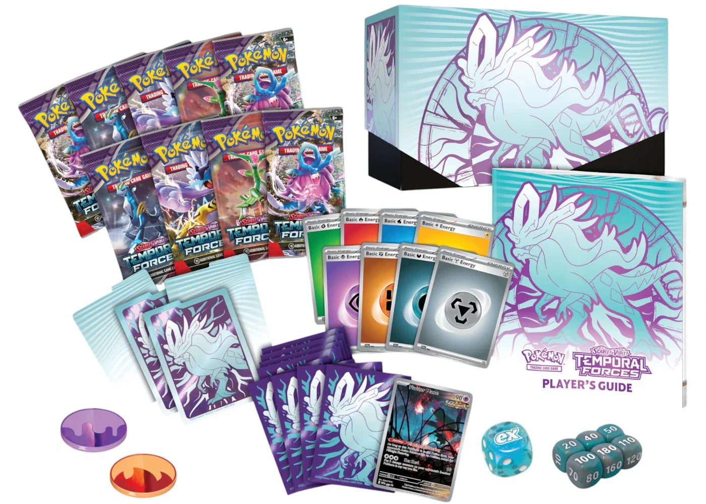 2024 Pokémon Scarlet & Violet Temporal Forces (Walking Wake) Elite Trainer Box - view 2