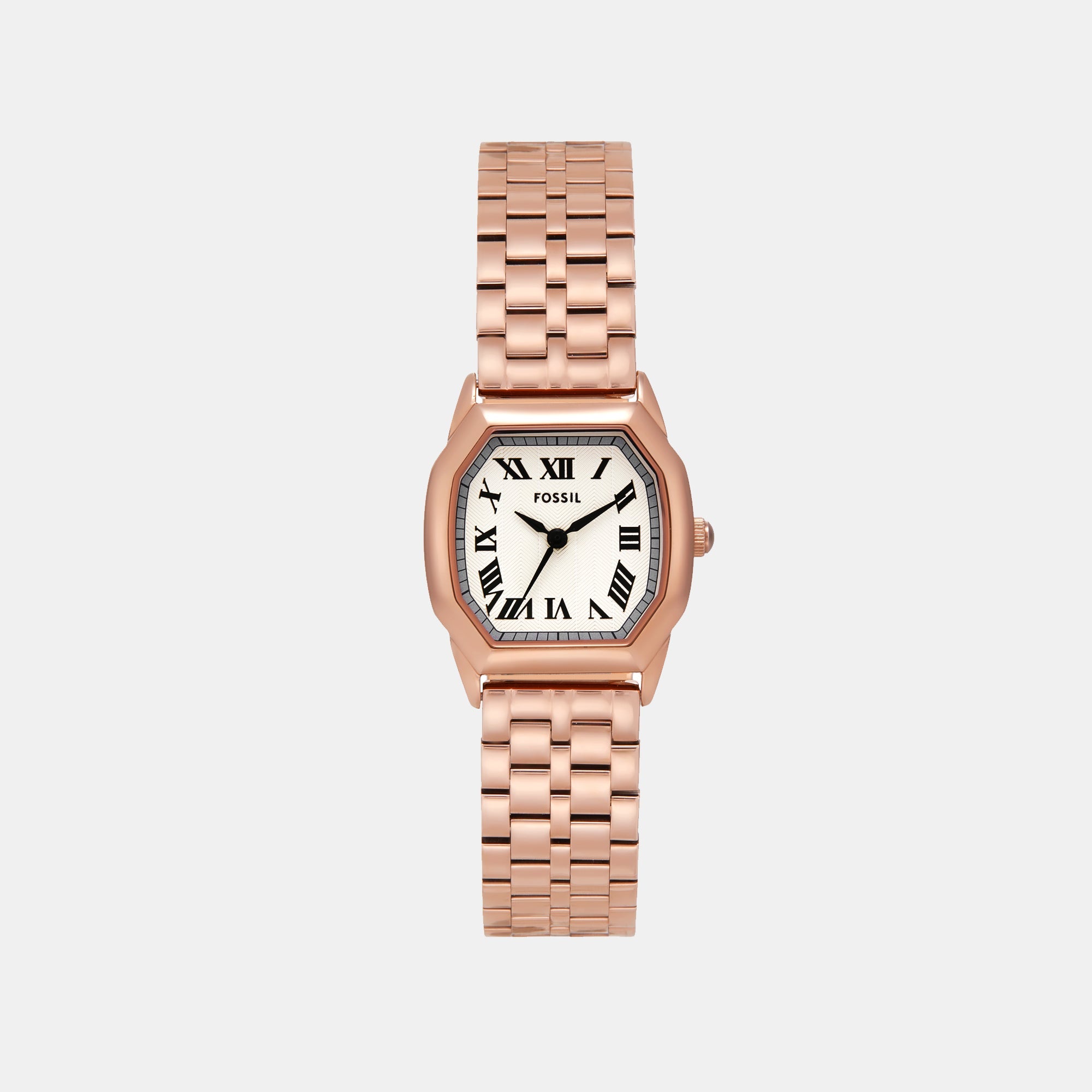 Fossil Harlow Women Quartz Cream Dial Analog Stainless Steel Watch ES5386