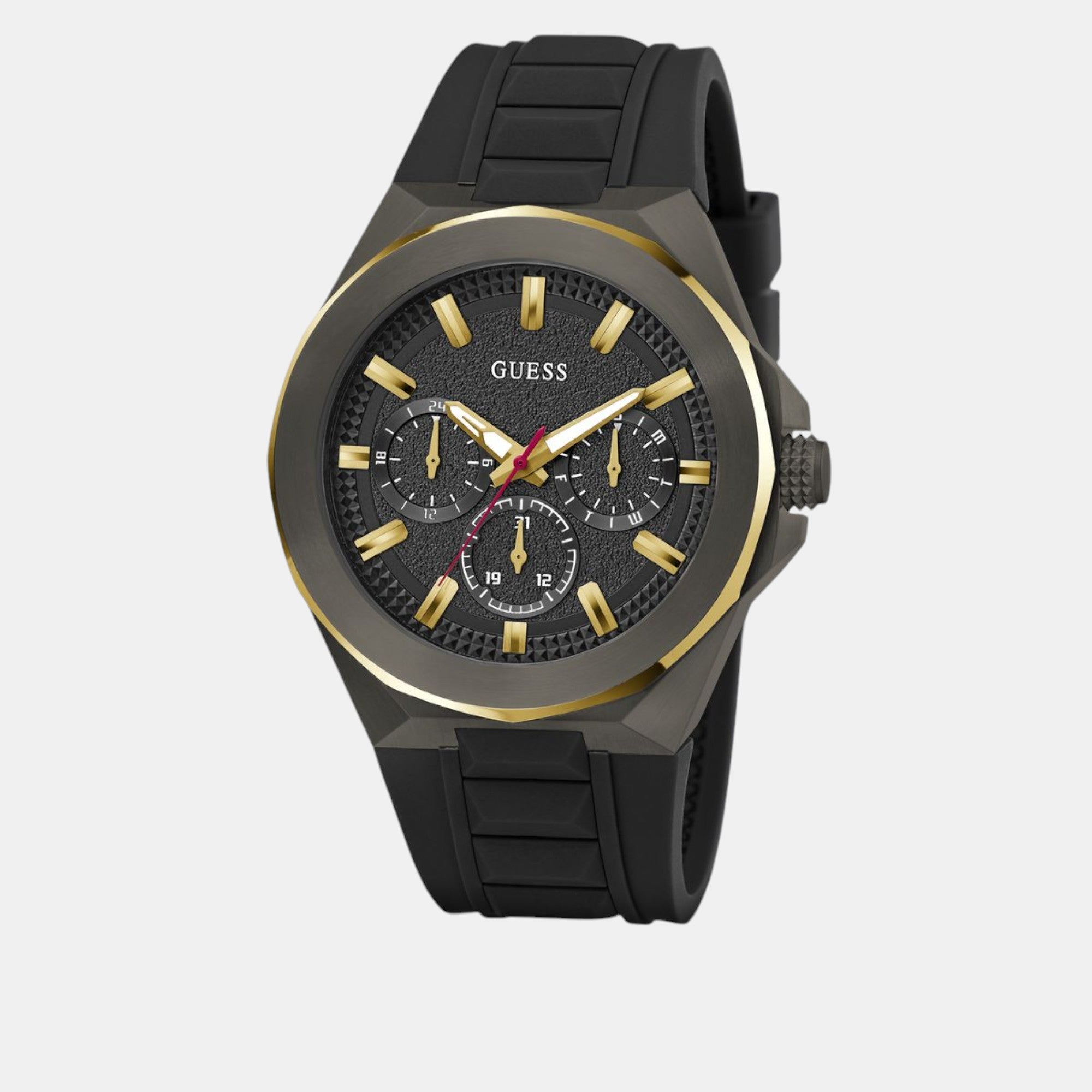 Guess Dashboard Men Quartz Black Dial Multi-Function Silicone Watch GW0799G1 - view 2