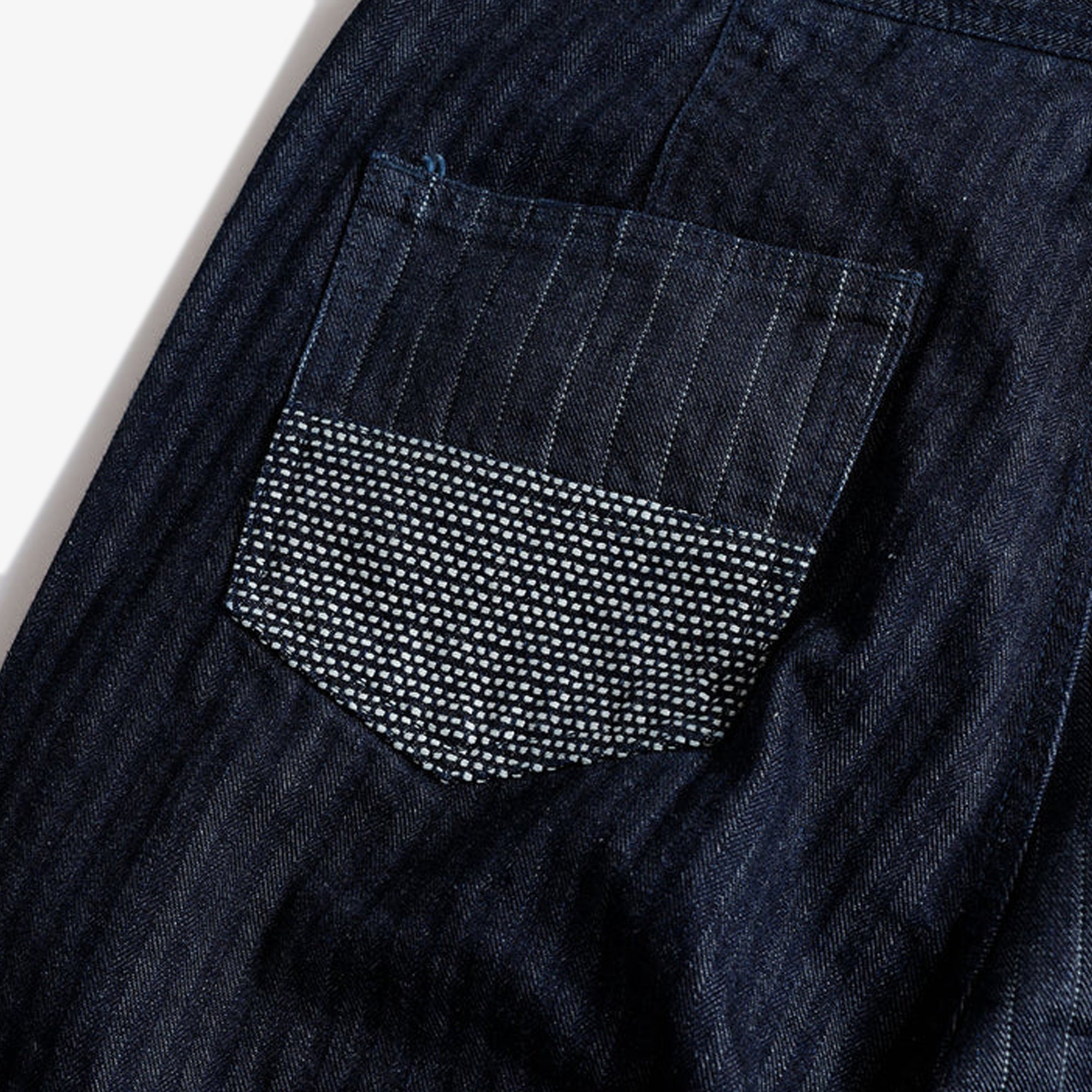 Fdmtl | Patchwork Pants Rinse { Indigo - view 6