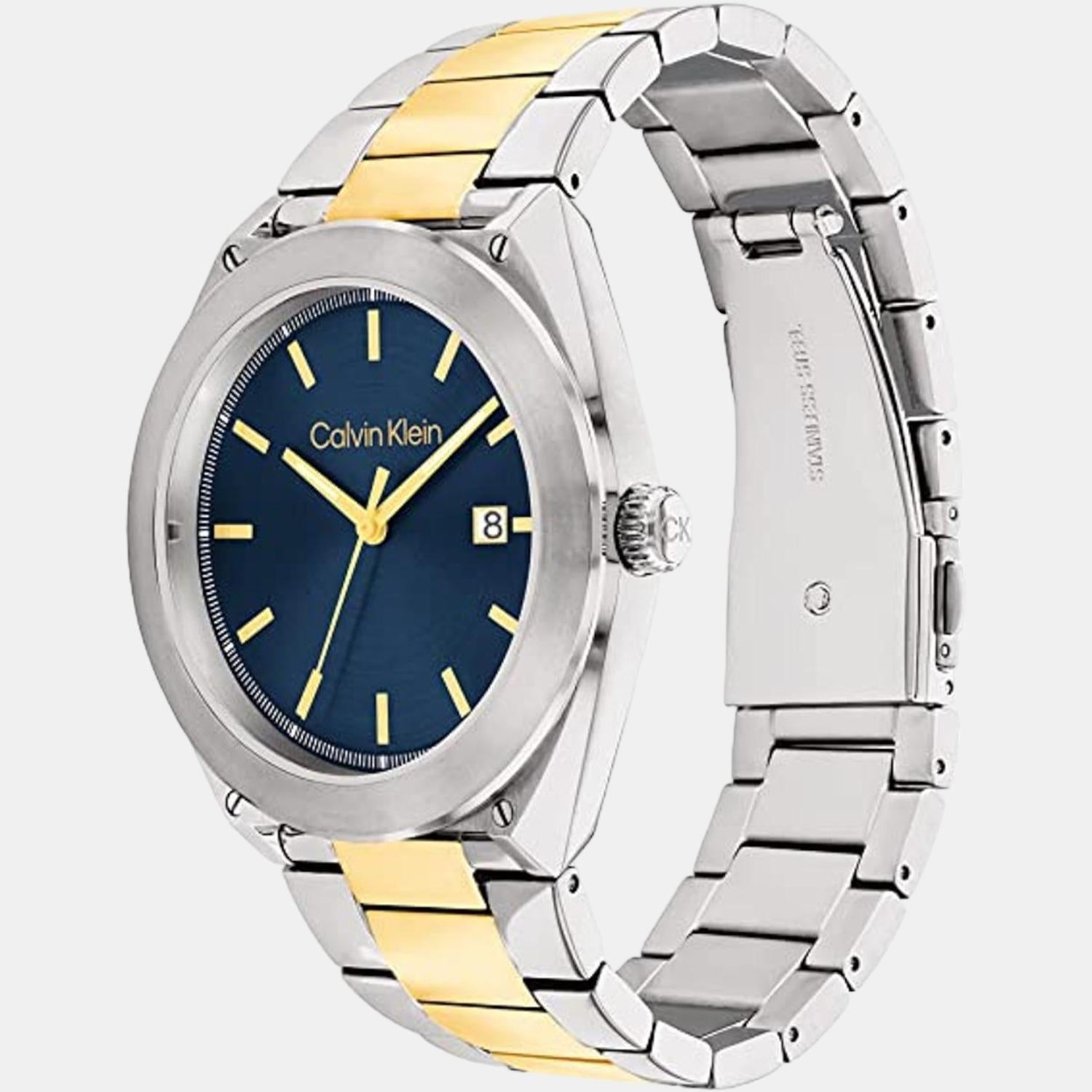 Calvin Klein Casual Essentials Men Quartz Blue Dial Analog Stainless Steel Watch 25200198 - view 2