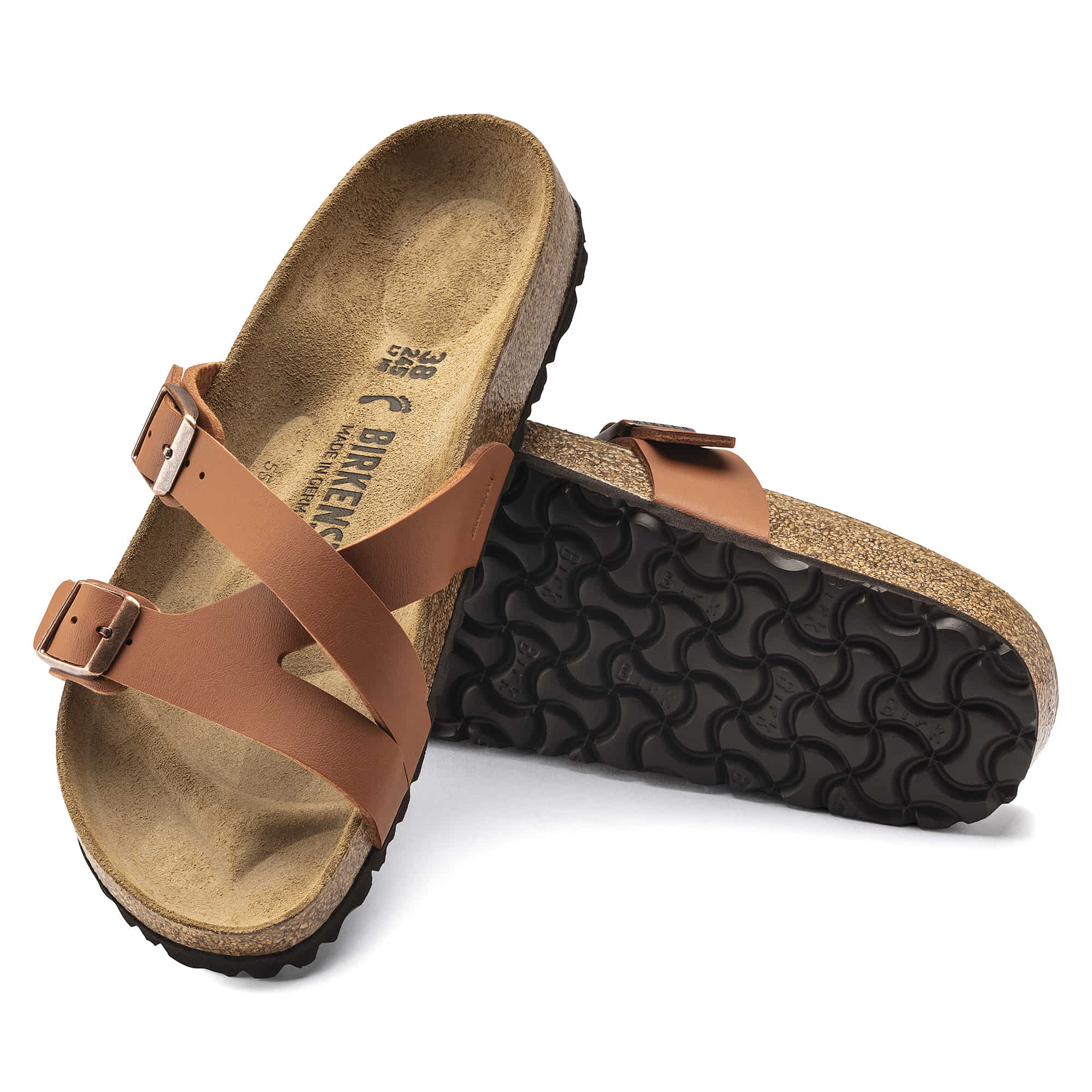 Birkenstock Yao Balance Birko-Flor – Brown Brown/Ginger Brown