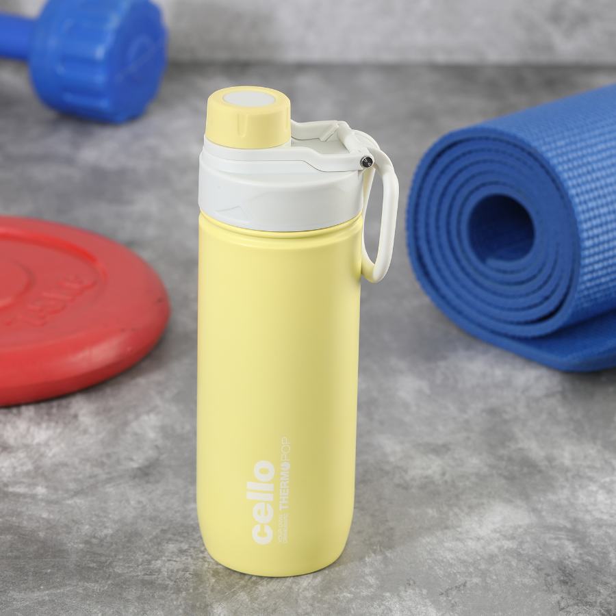 Cello Pop Hot & Cold Stainless Steel Kids Water Bottle, 600ml - view 9
