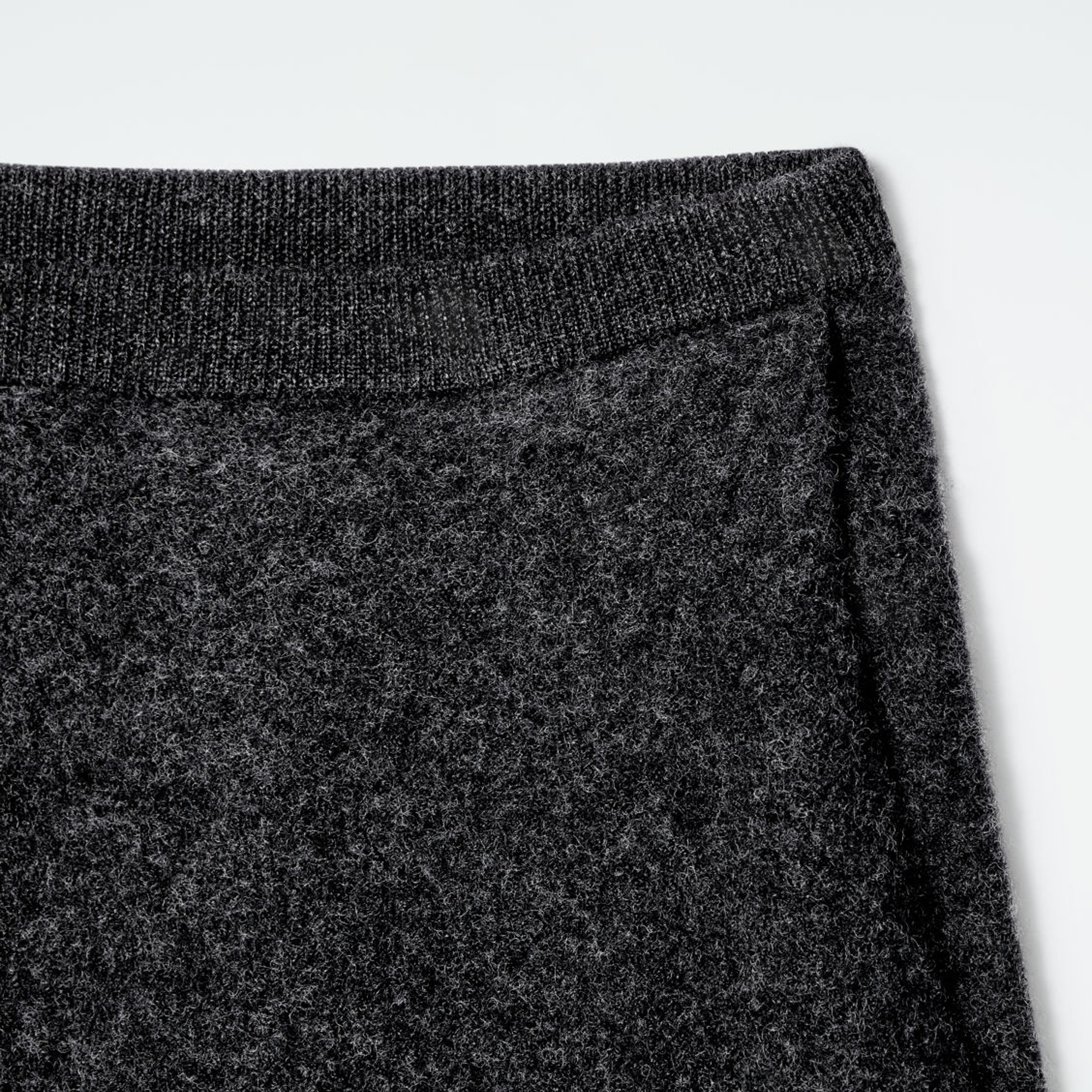 Cos Boiled Merino Wool Pants – Charcoal Melange - view 2