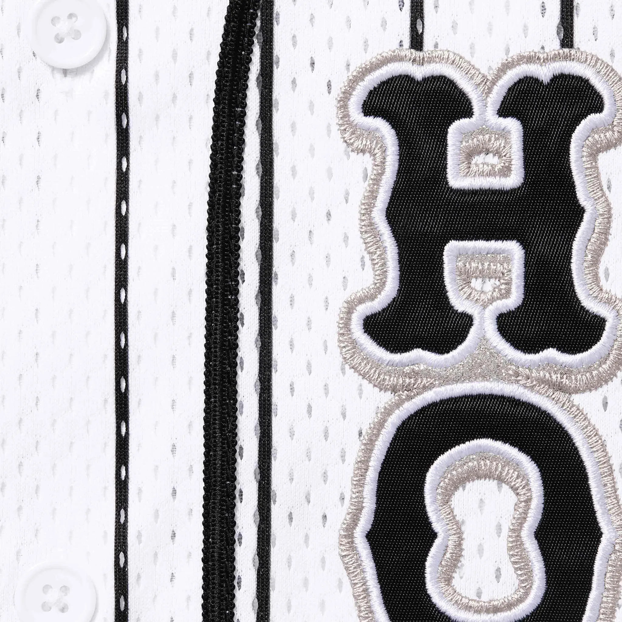 Supreme Homerun White Stripe Baseball Jersey - view 3
