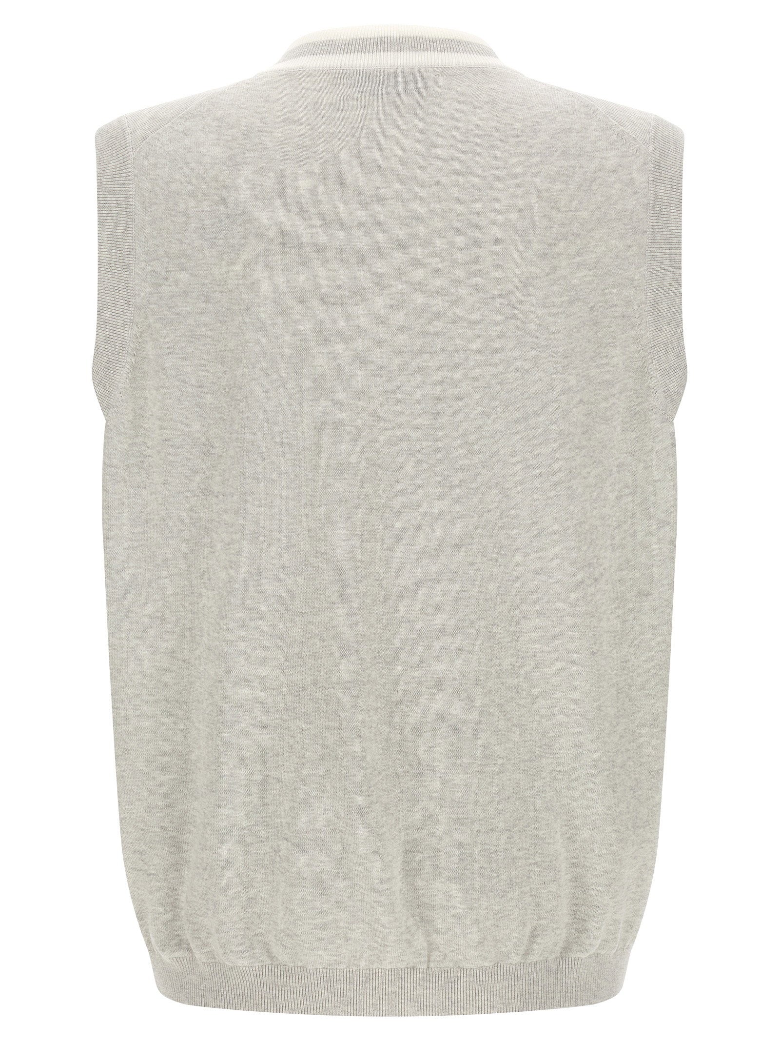 Brunello Cucinelli Heraldic Logo Vest – 100% cotton - view 2