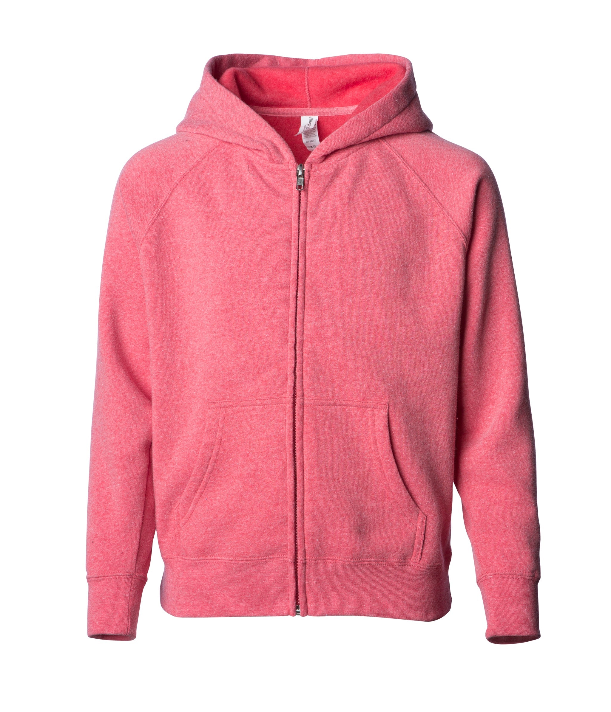 Independent Trading Company Youth Lightweight Special Blend Raglan Zip Hood - view 6