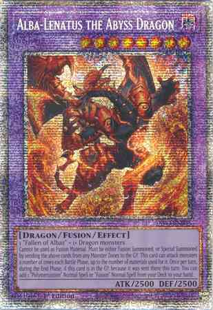 Yu-Gi-Oh! Alba-Lenatus the Abyss Dragon - DIFO-EN035 - Starlight Rare - 1st Edition