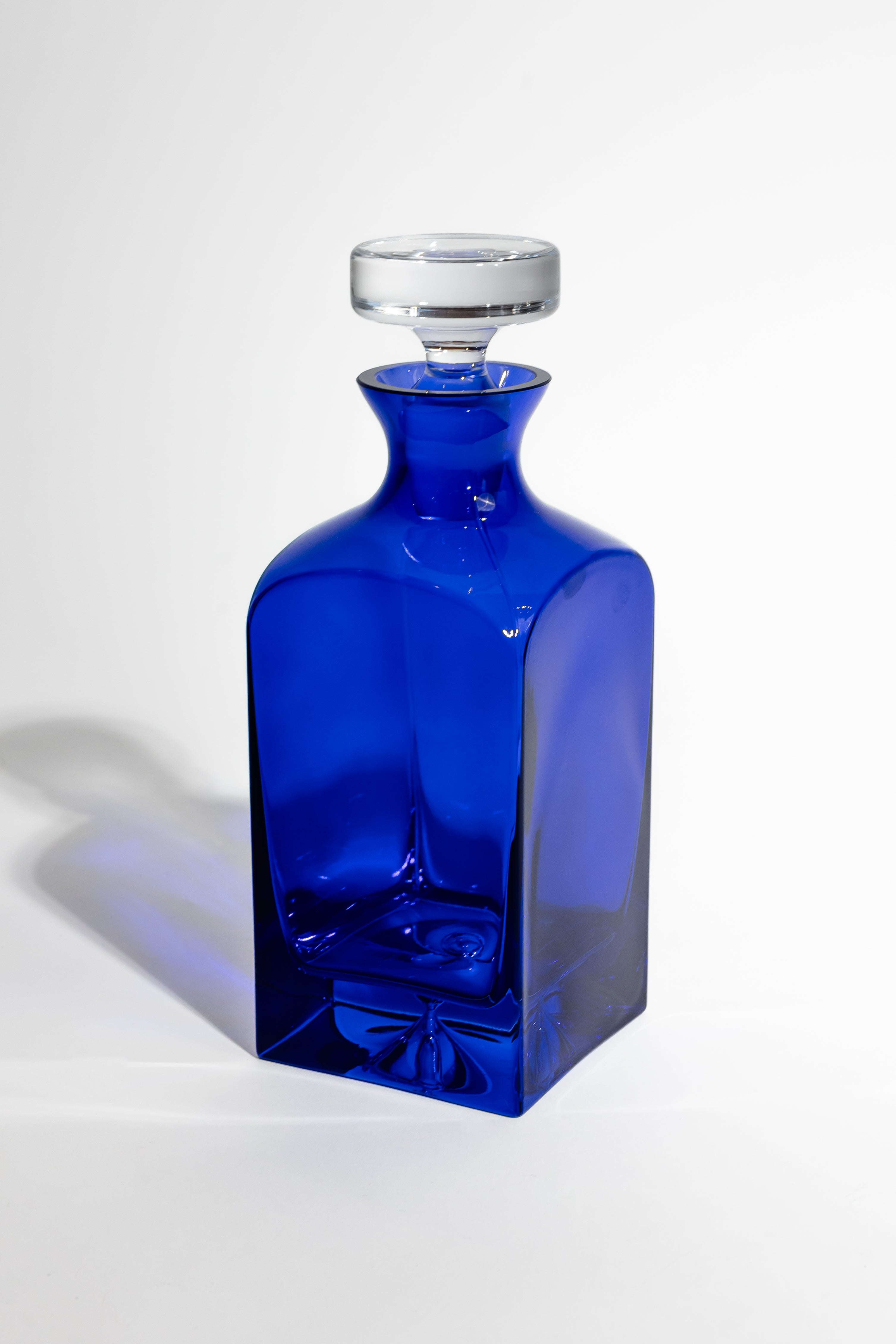 Estelle Colored Glass Estelle Colored Decanter - Heritage {Royal Blue} - view 2