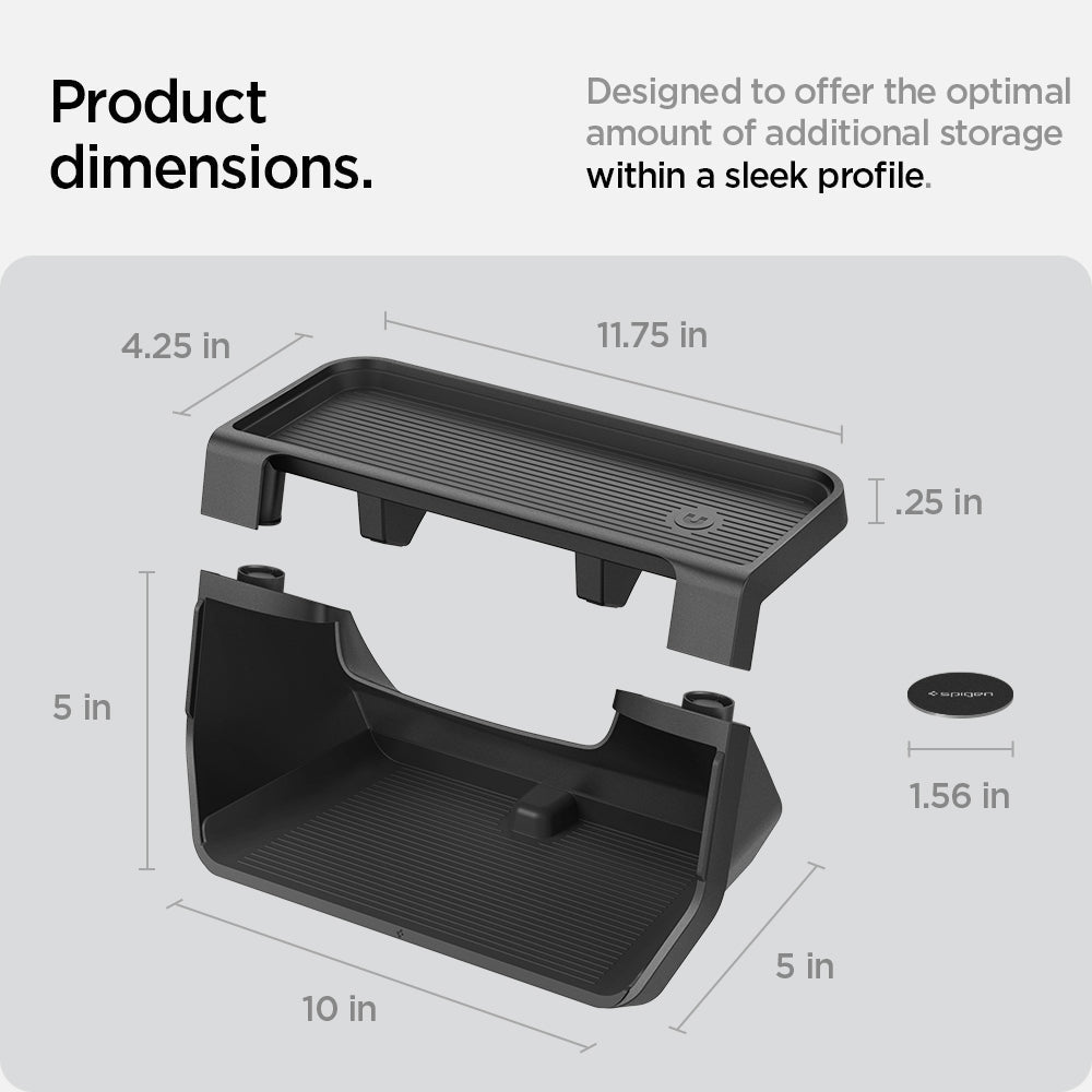 Accessories Tesla Model Y & 3 - Under Screen Organizer | TO227 - view 14