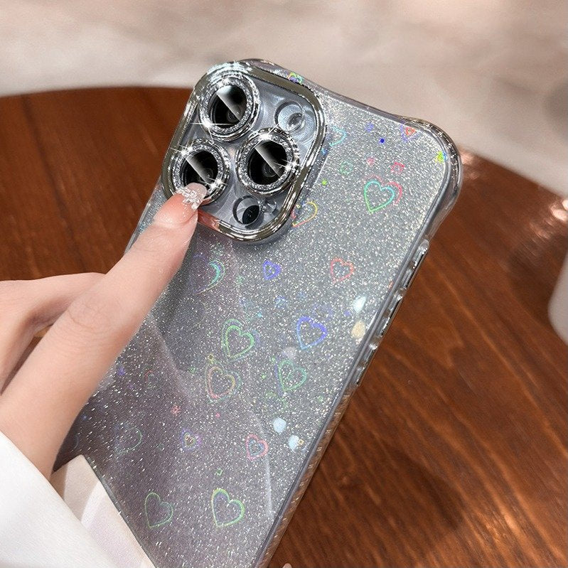 Peeperly Laser Love Shell Glitter Case – No Color - view 4