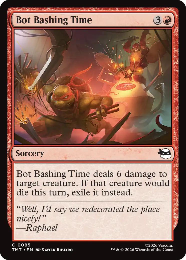Magic Bot Bashing Time [85] [Teenage Mutant Ninja Turtles] [Non-Foil]