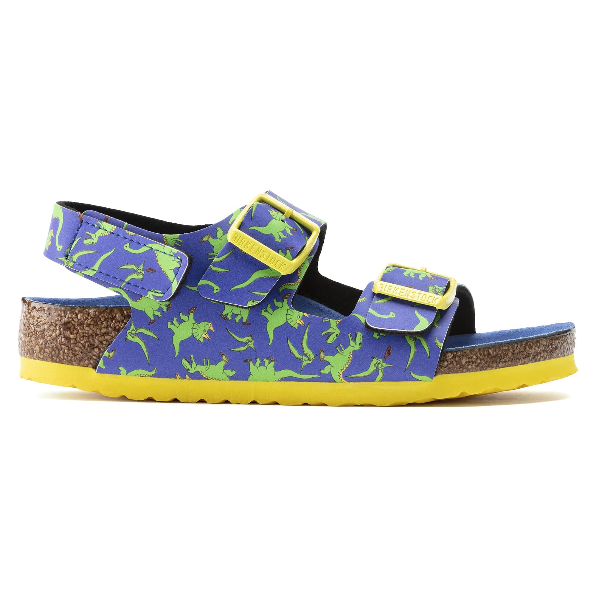 Birkenstock Milano Kids Birko-Flor – Blue Blue/Best Friends Dino Ultra Blue - view 3
