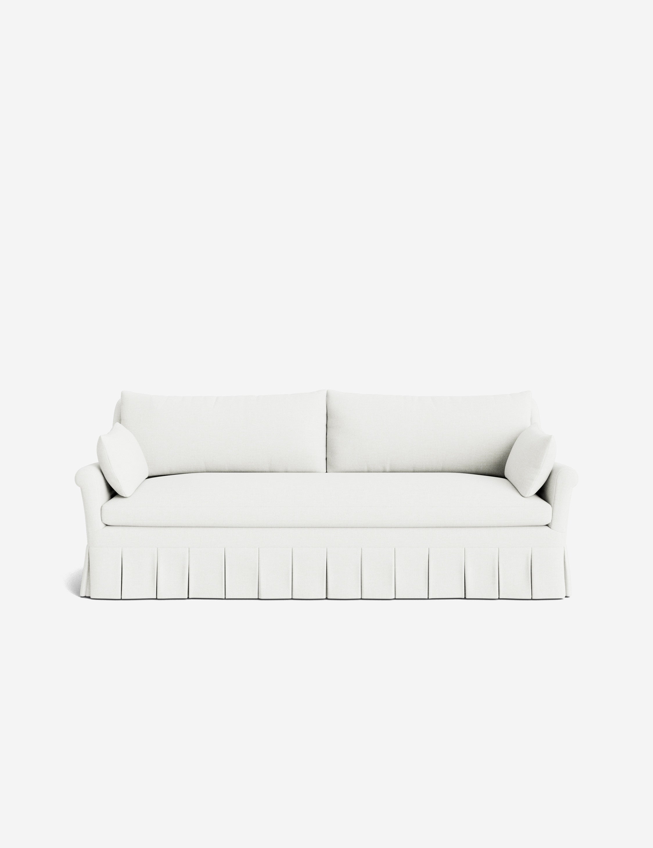 Lulu and Georgia Portola Rolled Arm Pleated Sofa - view 74