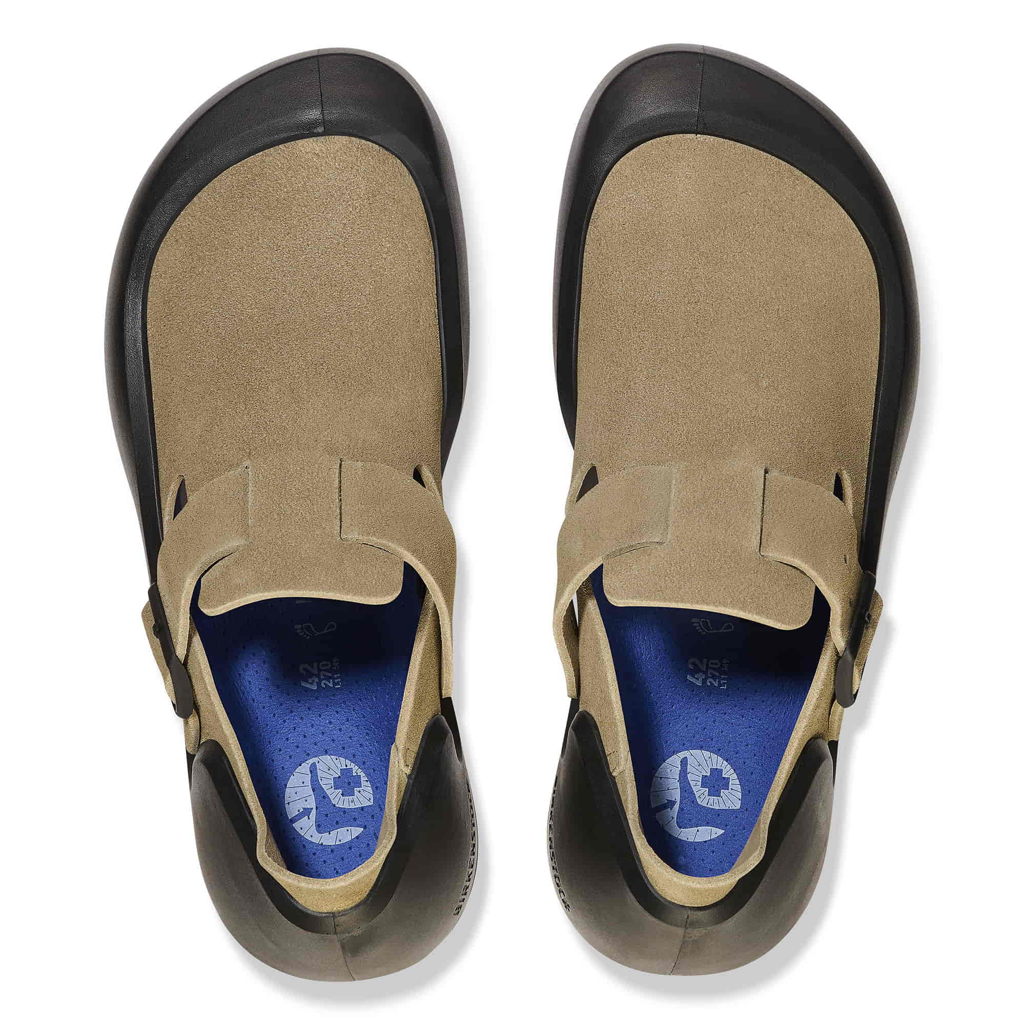 Birkenstock Reykjavik Nubuck Leather – Beige Beige/Taupe - view 2