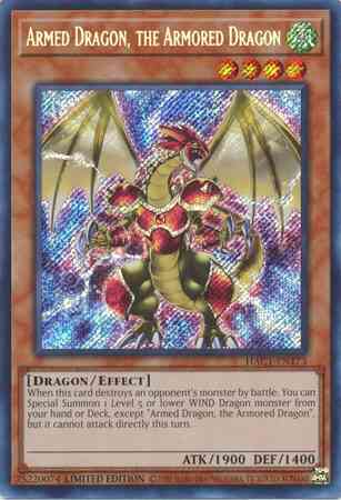 Dragon the armored – Yu-Gi-Oh! Armed Dragon, the Armored Dragon - HAC1-EN173 - Secret Rare - Limited