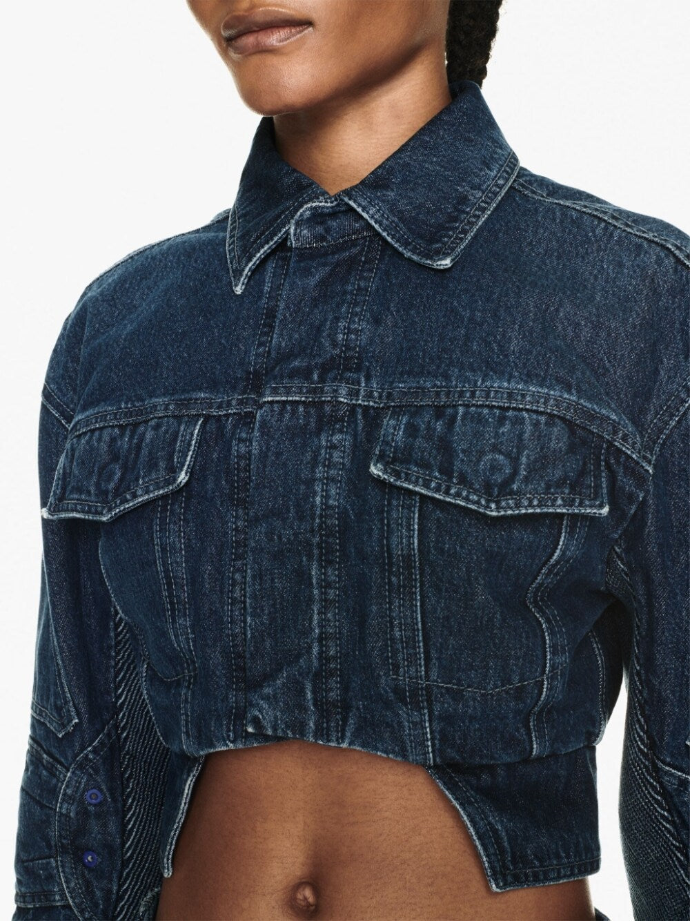 Off White Cropped denim jacket – Cotton 100% - view 2