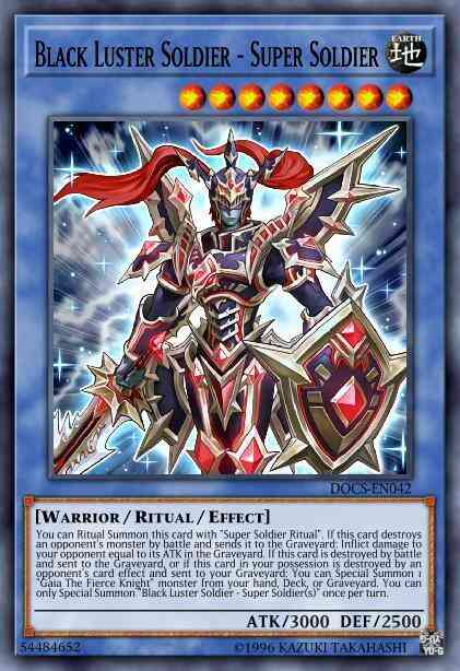 Yu-Gi-Oh! Black Luster Soldier - Super Soldier - DOCS-EN042 - Ultimate Rare - 1st Edition