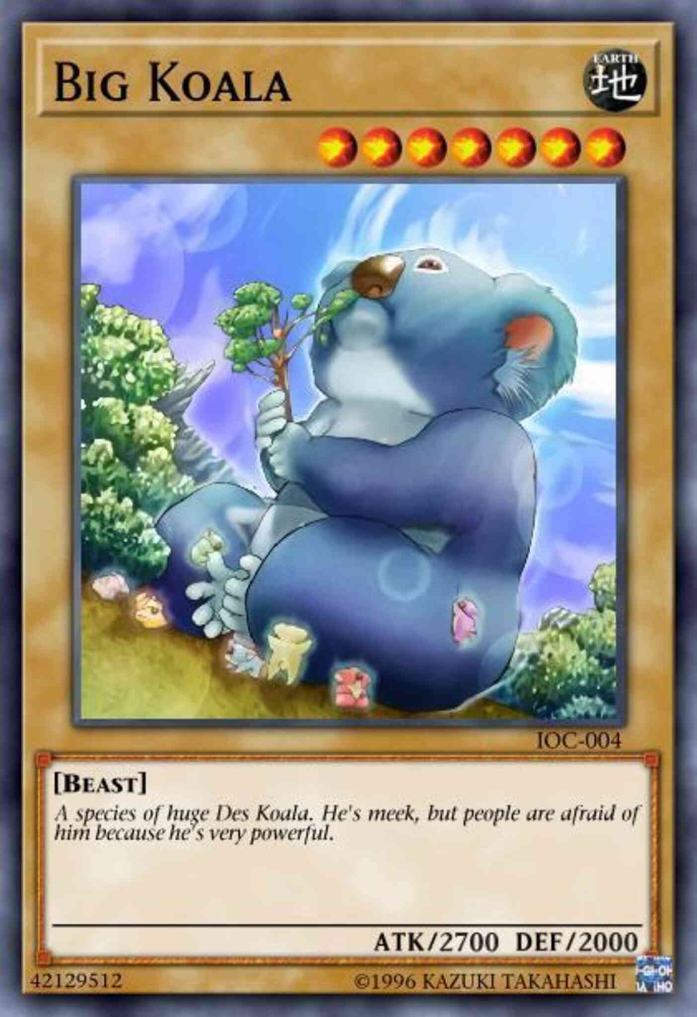 Yu-Gi-Oh! Big Koala - IOC-004 - Common - Unlimited