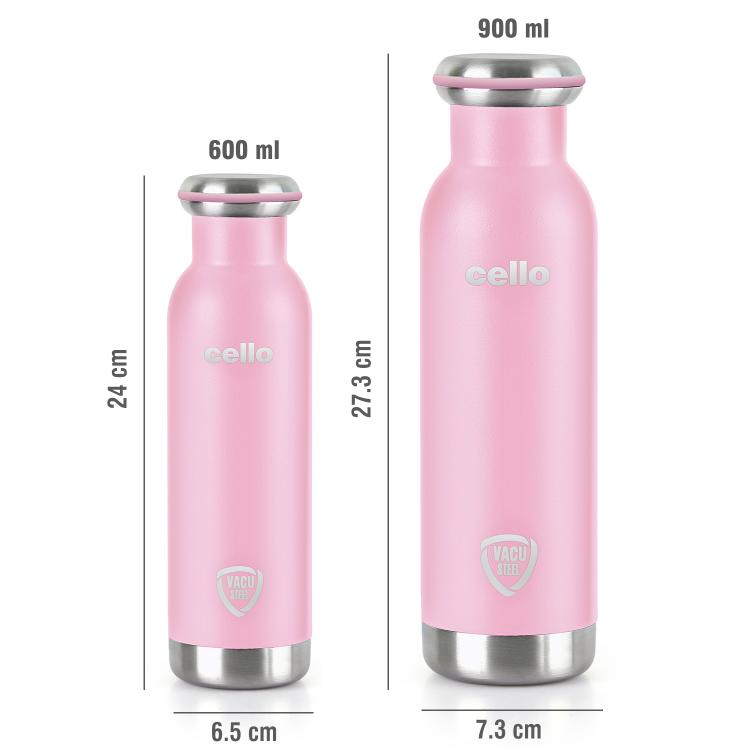 Cello Duro Sip Flask, Vacusteel Water Bottle - view 22
