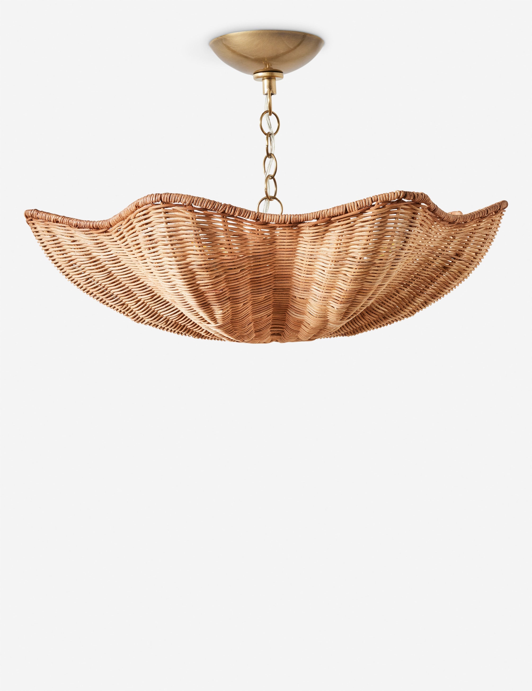 Lulu and Georgia Oda Semi-Flush Mount Light – Natural