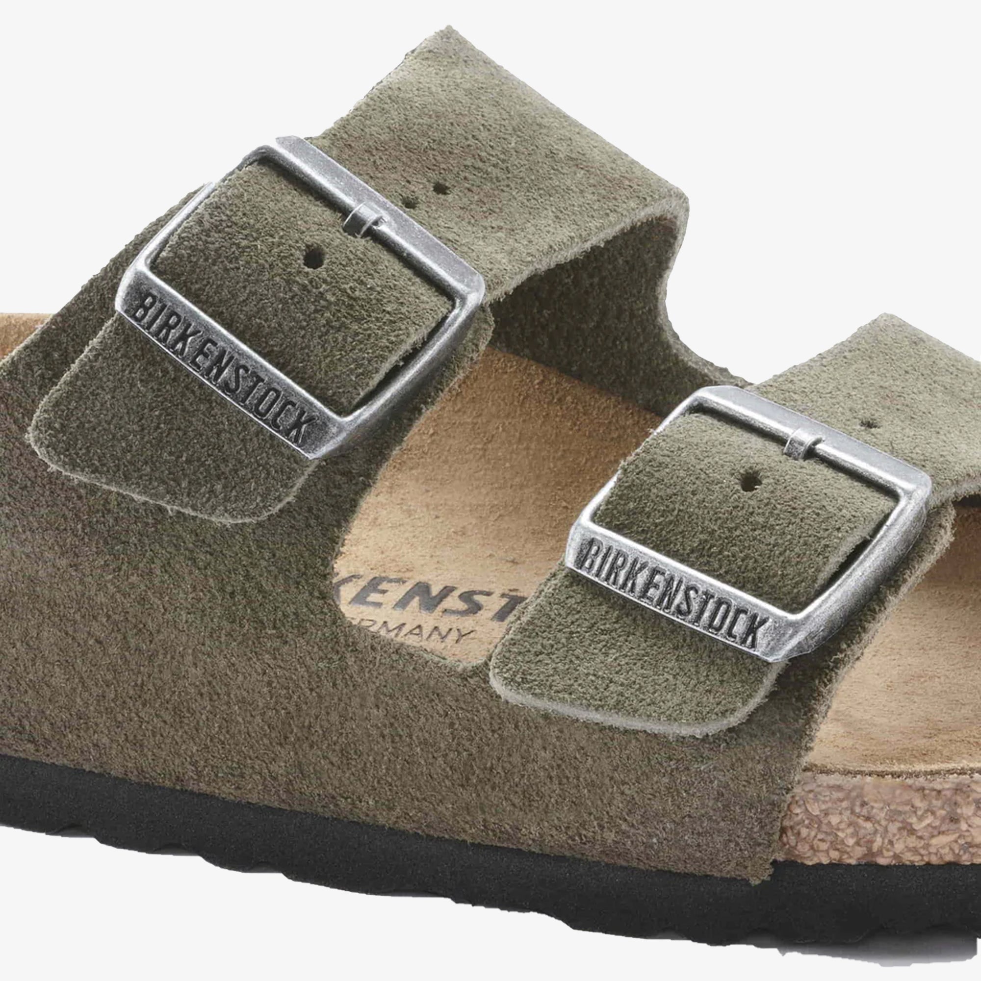 Birkenstock | ARIZONA SUEDE LEATHER { GREEN - view 4