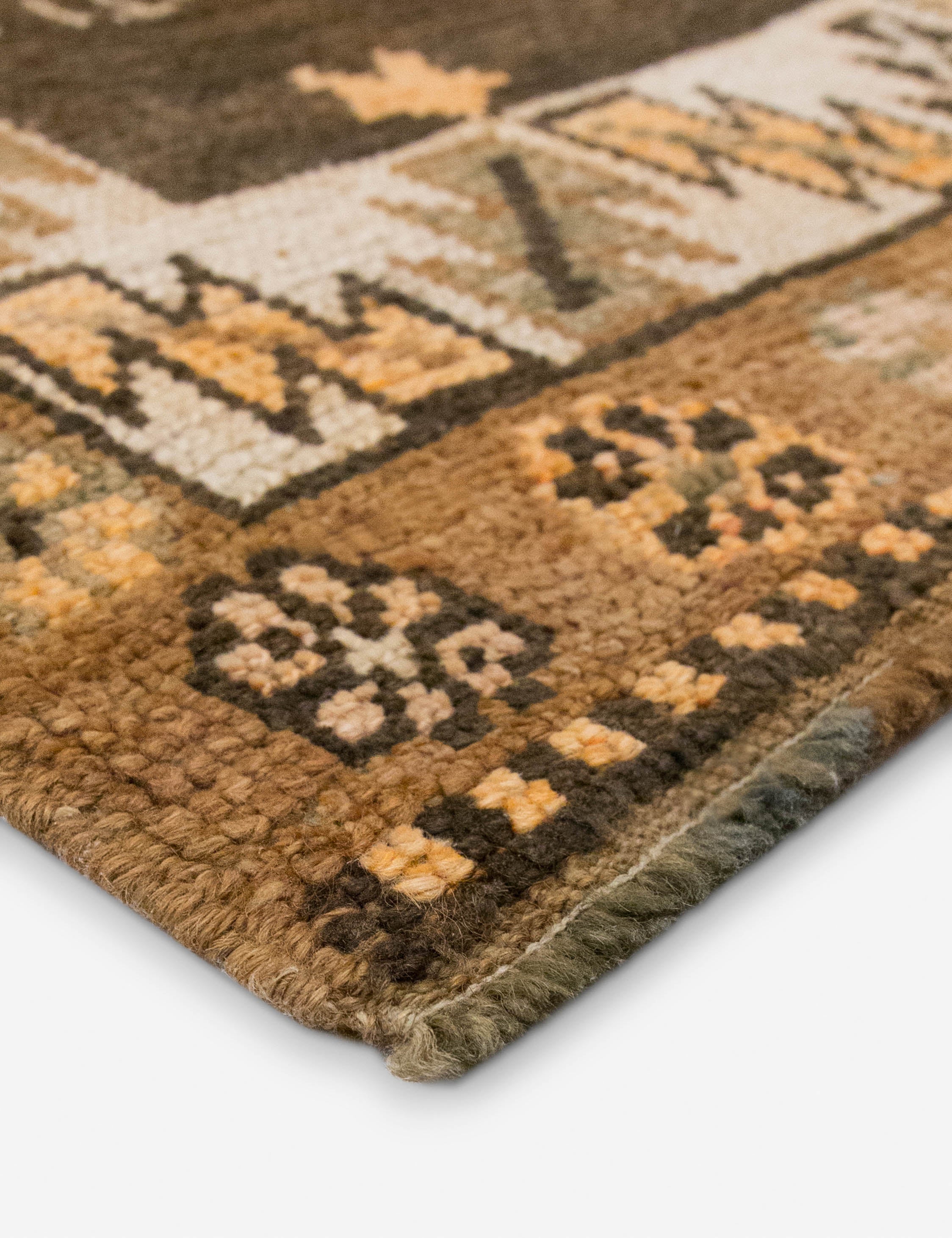 Lulu and Georgia Vintage Turkish Hand-Knotted Wool Runner Rug No. 297, 4'9" x 12'3" - view 2
