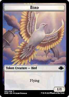 Bird token 01 – Magic Bird Token [01] [Dominaria Remastered: Tokens] [Non-Foil]