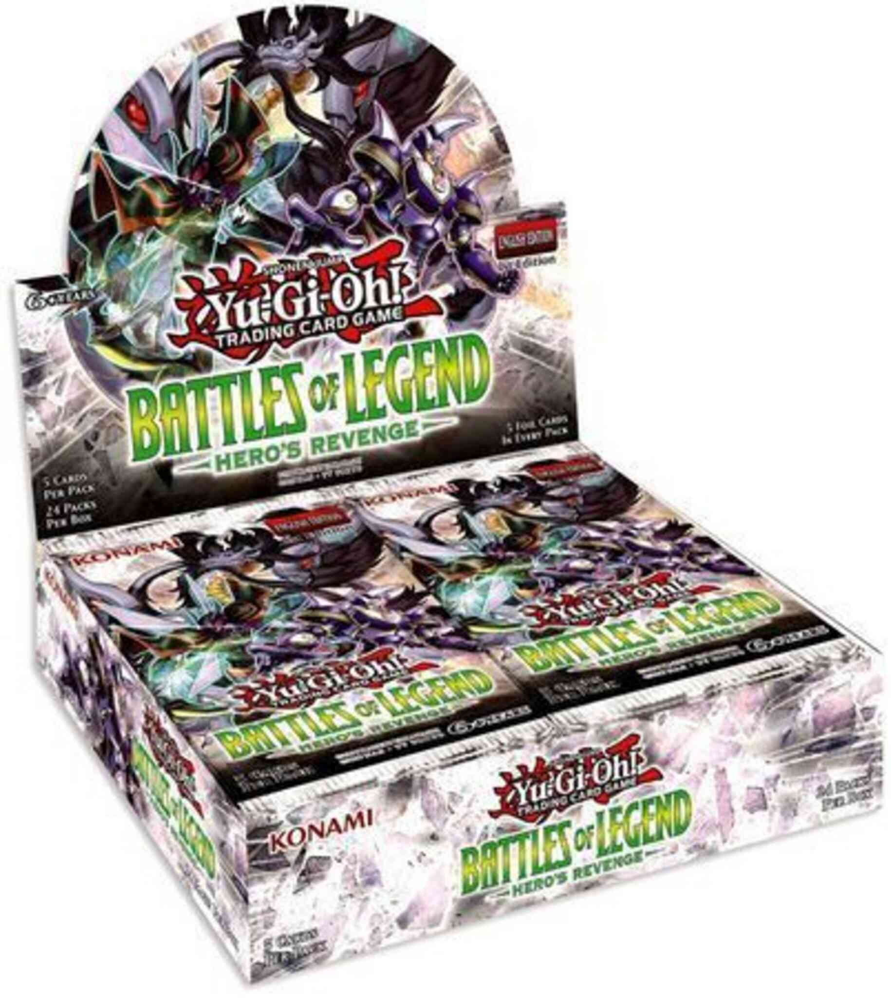 Yu-Gi-Oh! Battles of Legend: Hero's Revenge 1st Edition Booster Box