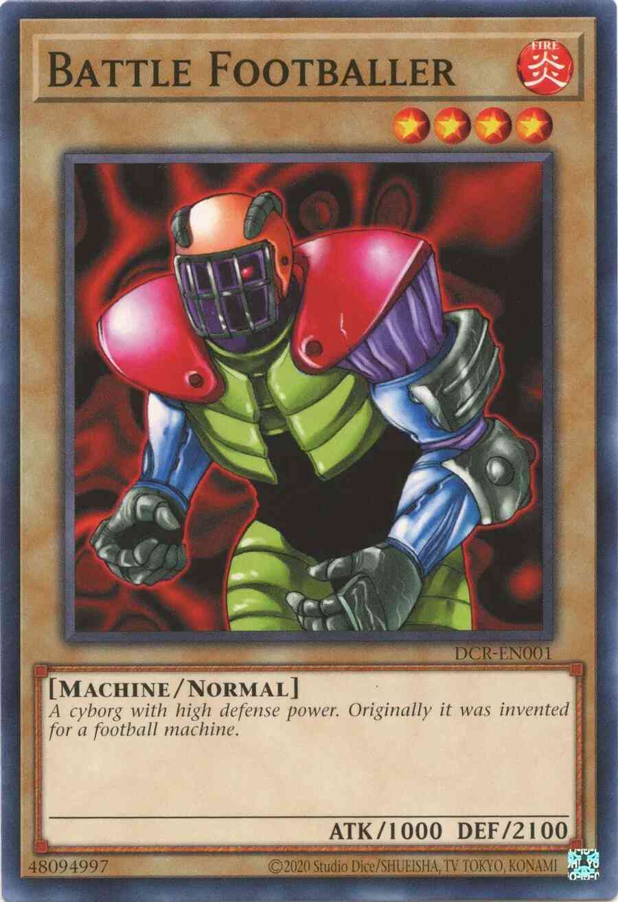 Yu-Gi-Oh! Battle Footballer - 25th Anniversary - DCR-EN001 - Common - Unlimited