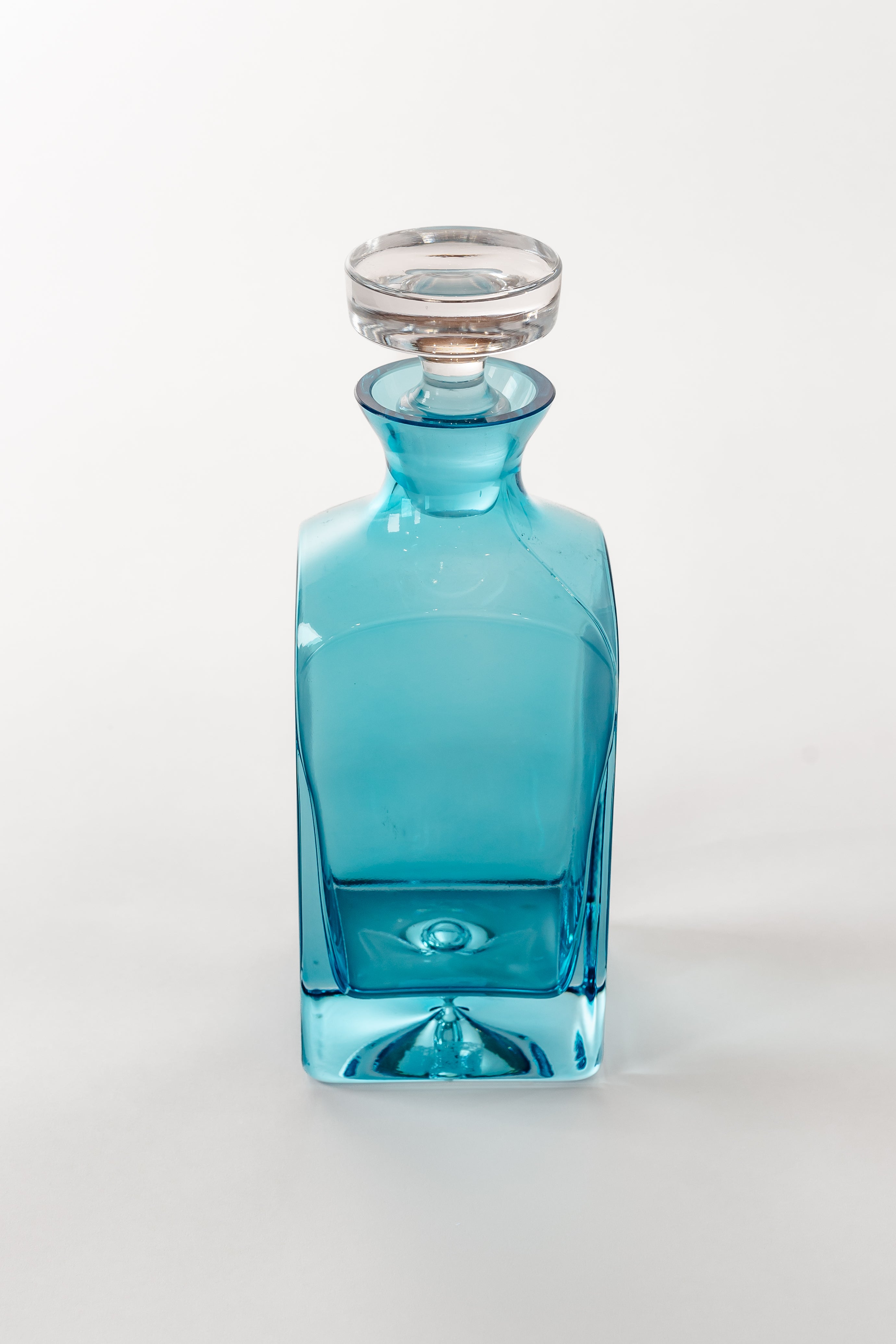 Estelle Colored Glass Estelle Colored Decanter- Heritage {Ocean Blue} - view 2
