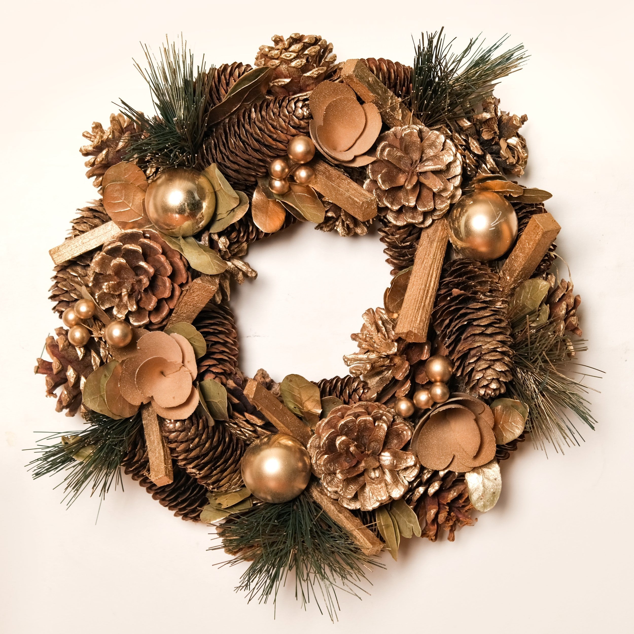 Nestasia Golden Forest Sustainable Decorative Wreath - view 7