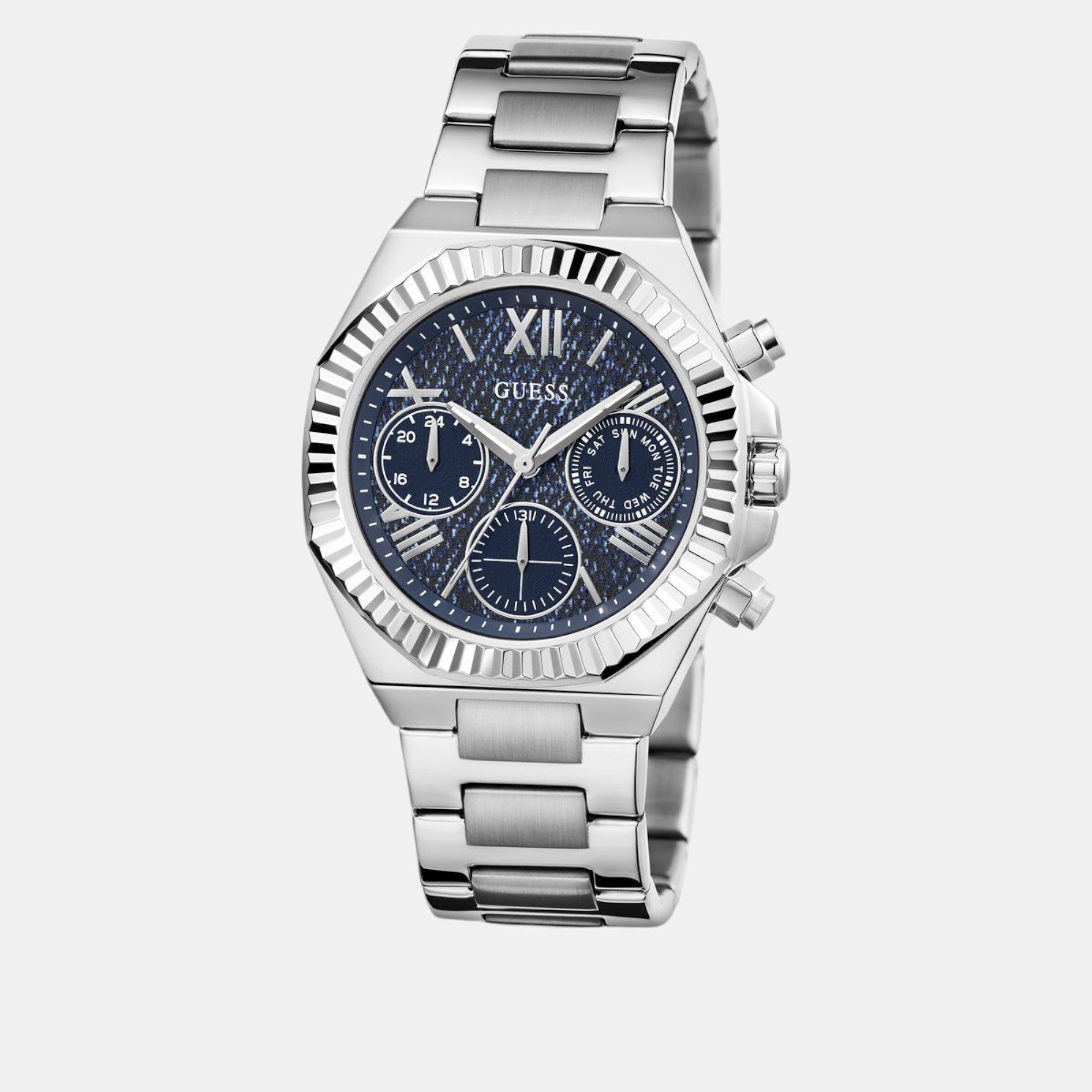 Guess Dress Women Quartz Blue Dial Chronograph Stainless Steel Watch GW0769L1 - view 2