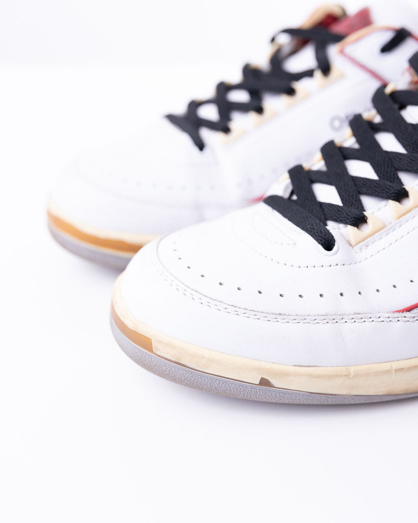 Nike Air Jordan 2 Retro Low SP Off-White White Red - view 5