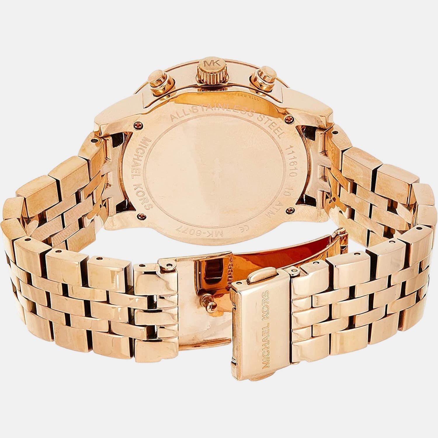 Michael Kors Bryant Women Quartz Rose Gold Dial Chronograph Stainless Steel Watch MK6077 - view 2