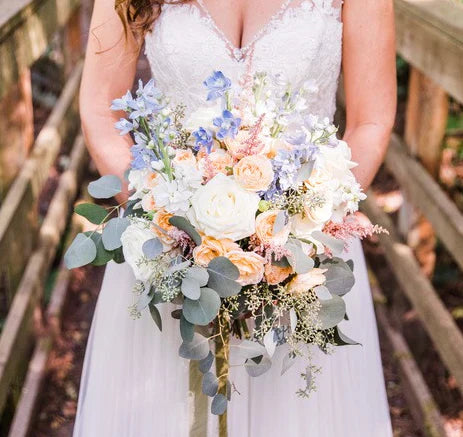 fiftyflowers.com A Pastel Garden Wedding