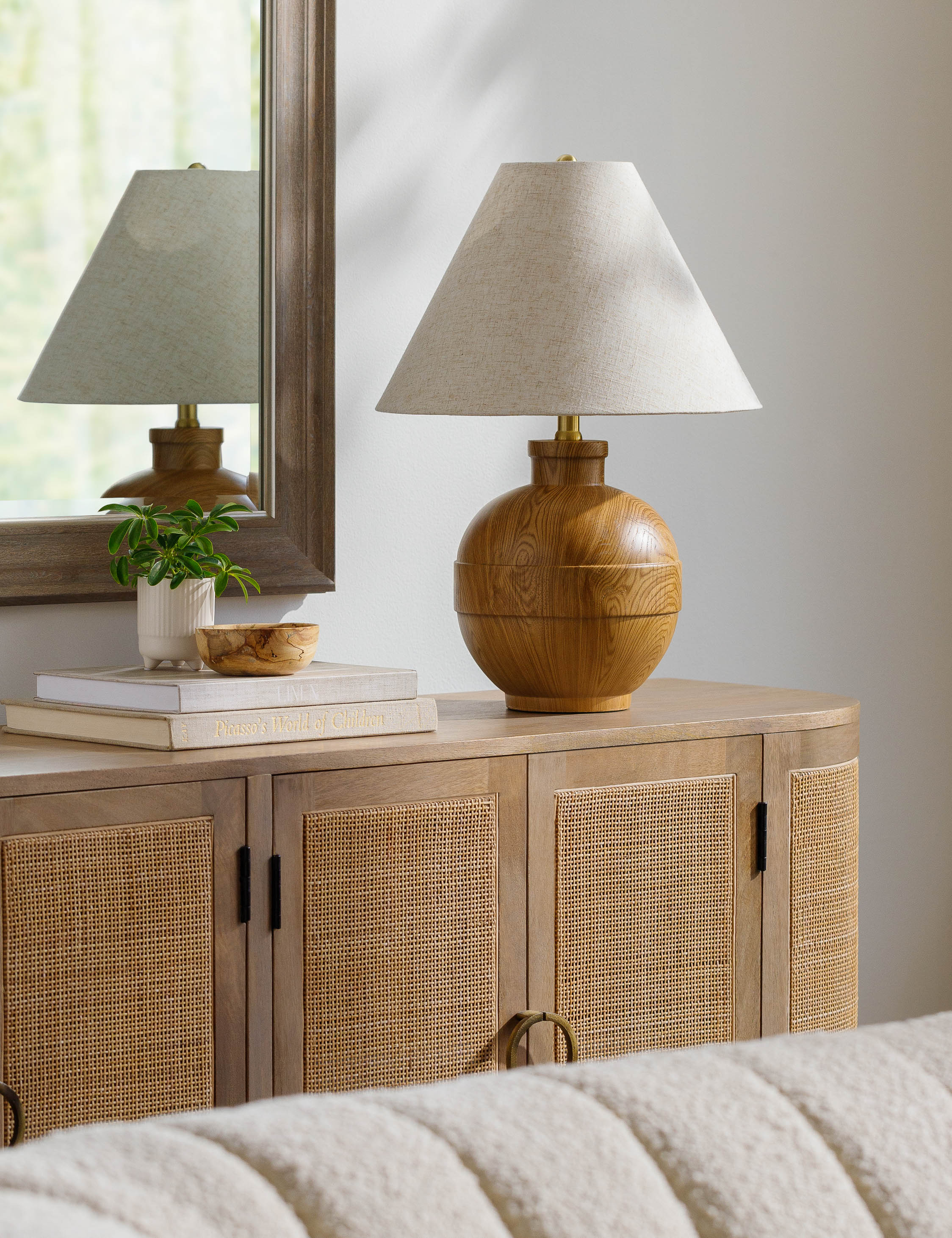Lulu and Georgia Poa Table Lamp – Natural - view 2