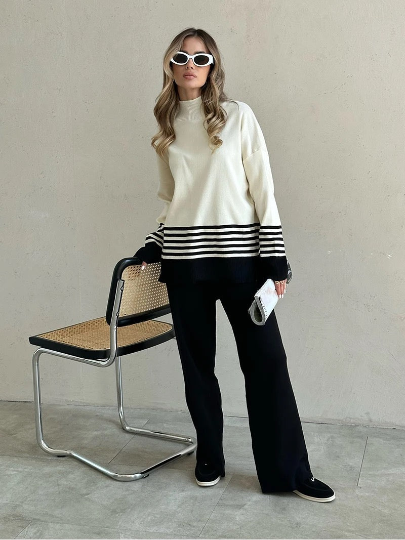 Alamode By Akanksha Ariana Striped Premium Winter Coord Set - Tracksuit - view 2