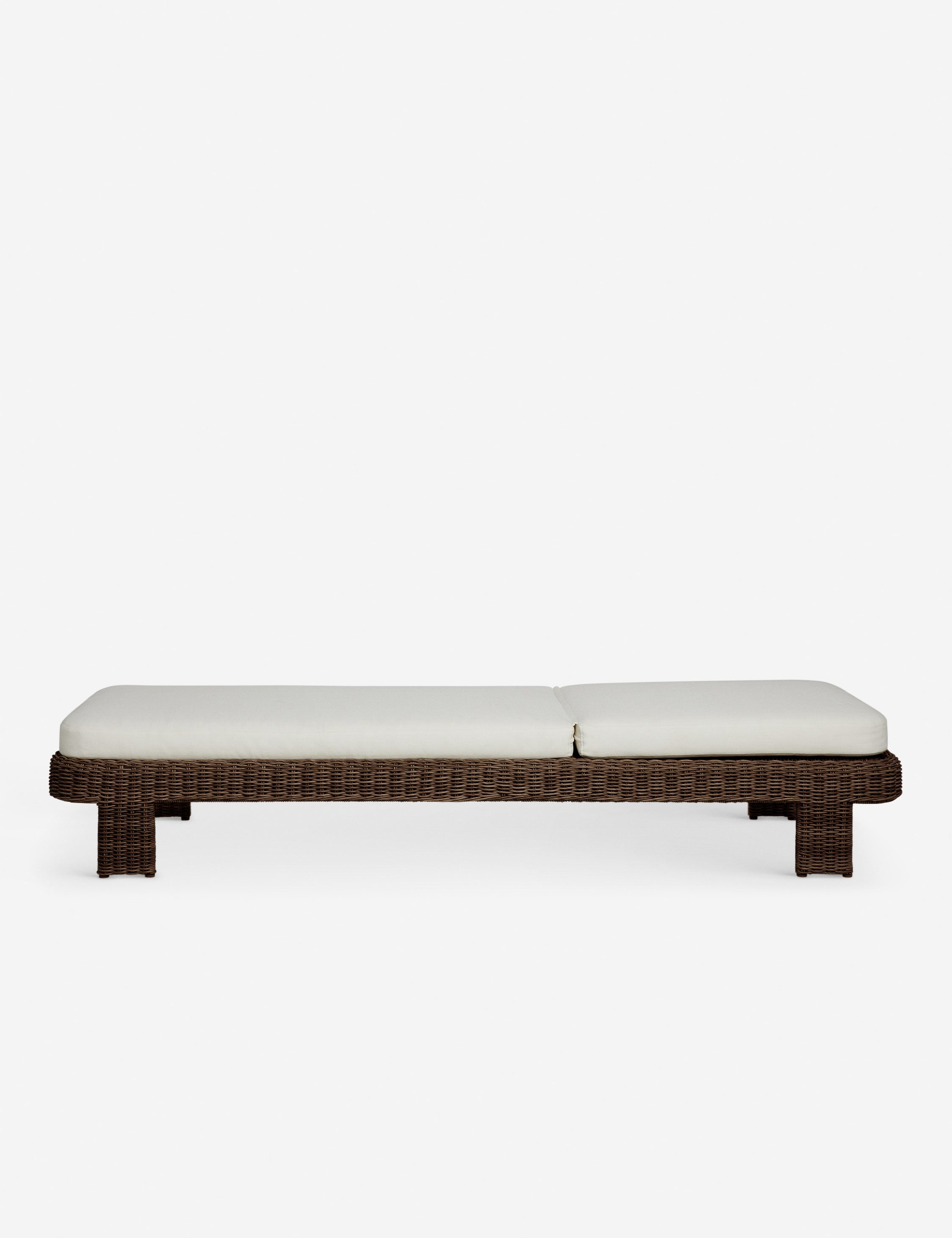 Lulu and Georgia Hadler Outdoor Lounger, Ivory - view 6