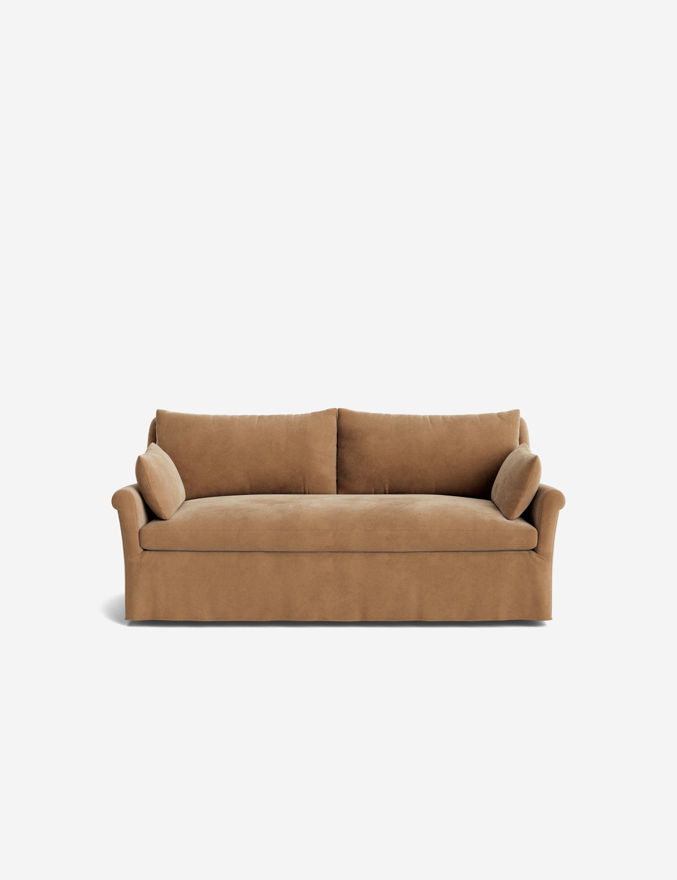 Lulu and Georgia Portola Rolled Arm Slipcover Sofa - view 25